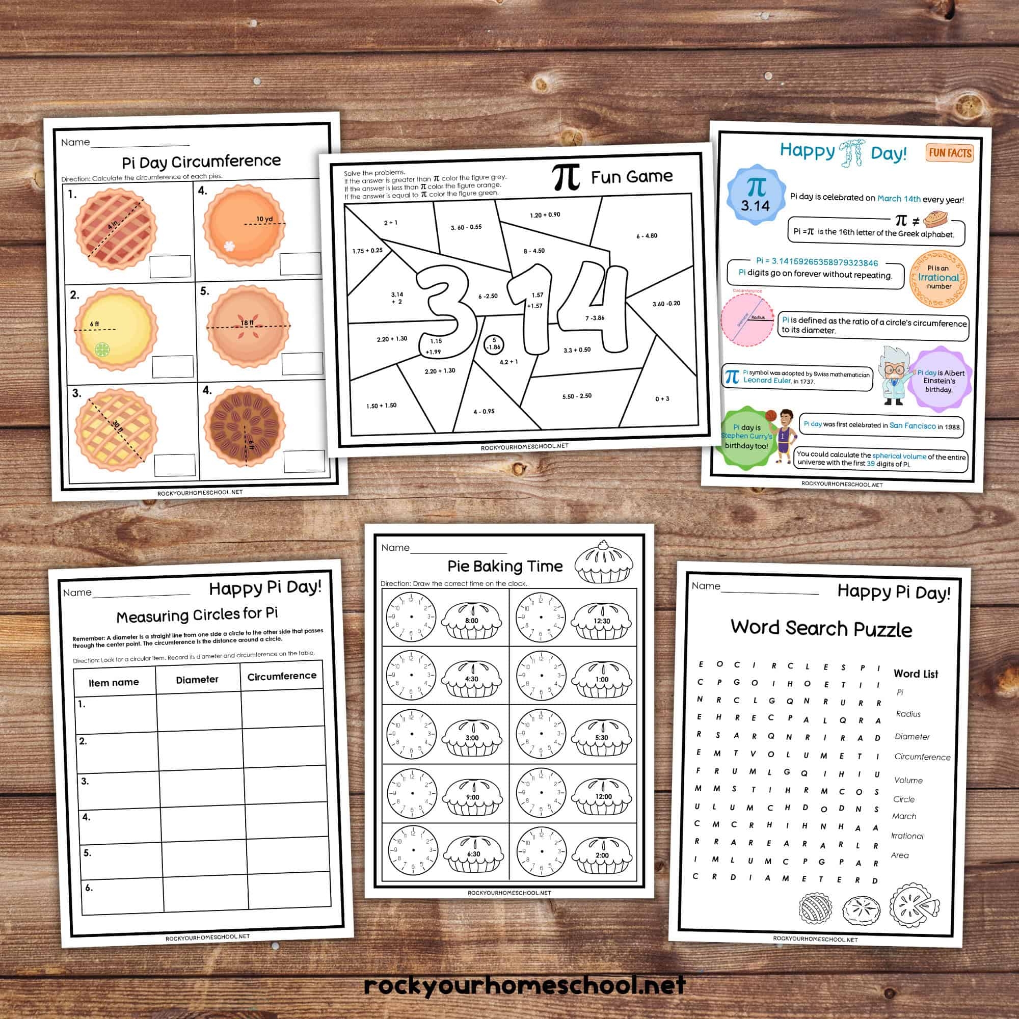 Pi Day Activities For Awesome Math Fun 7 Free Printables Rock Your Homeschool