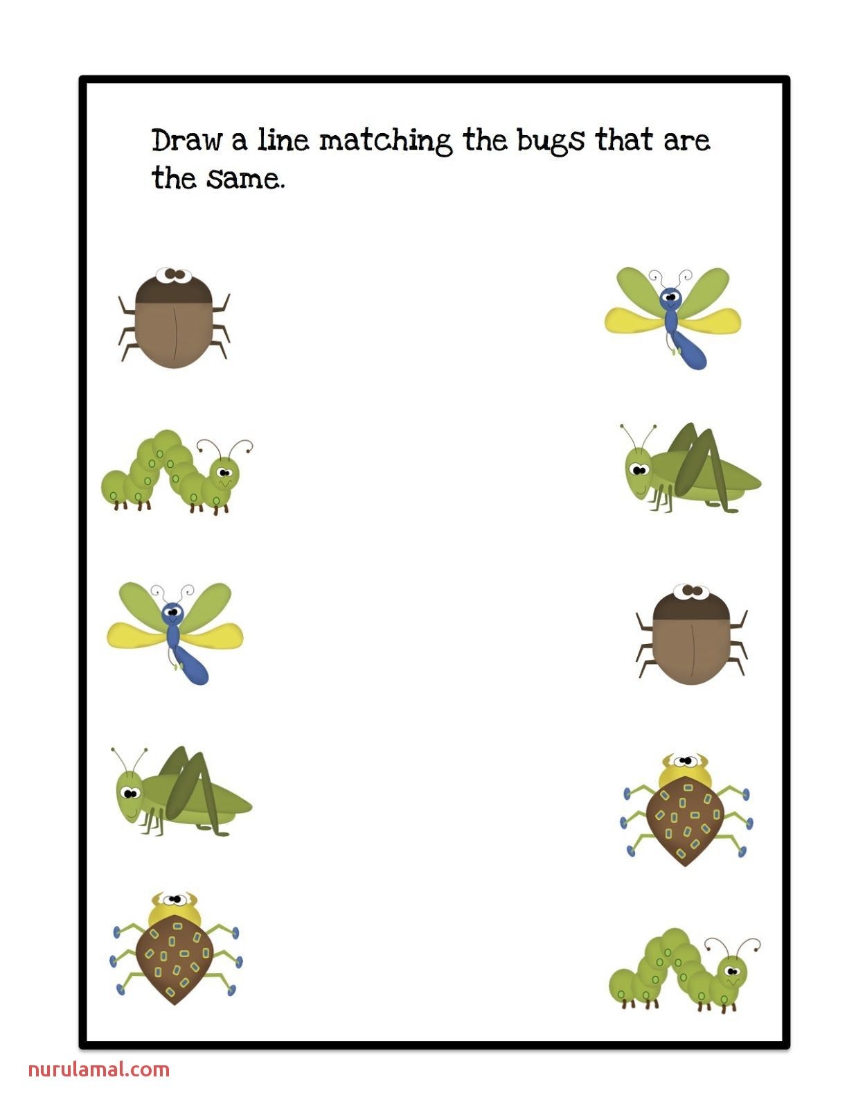 Preschool Bug And Insect Worksheets Lernwerkstatt Worksheets Library