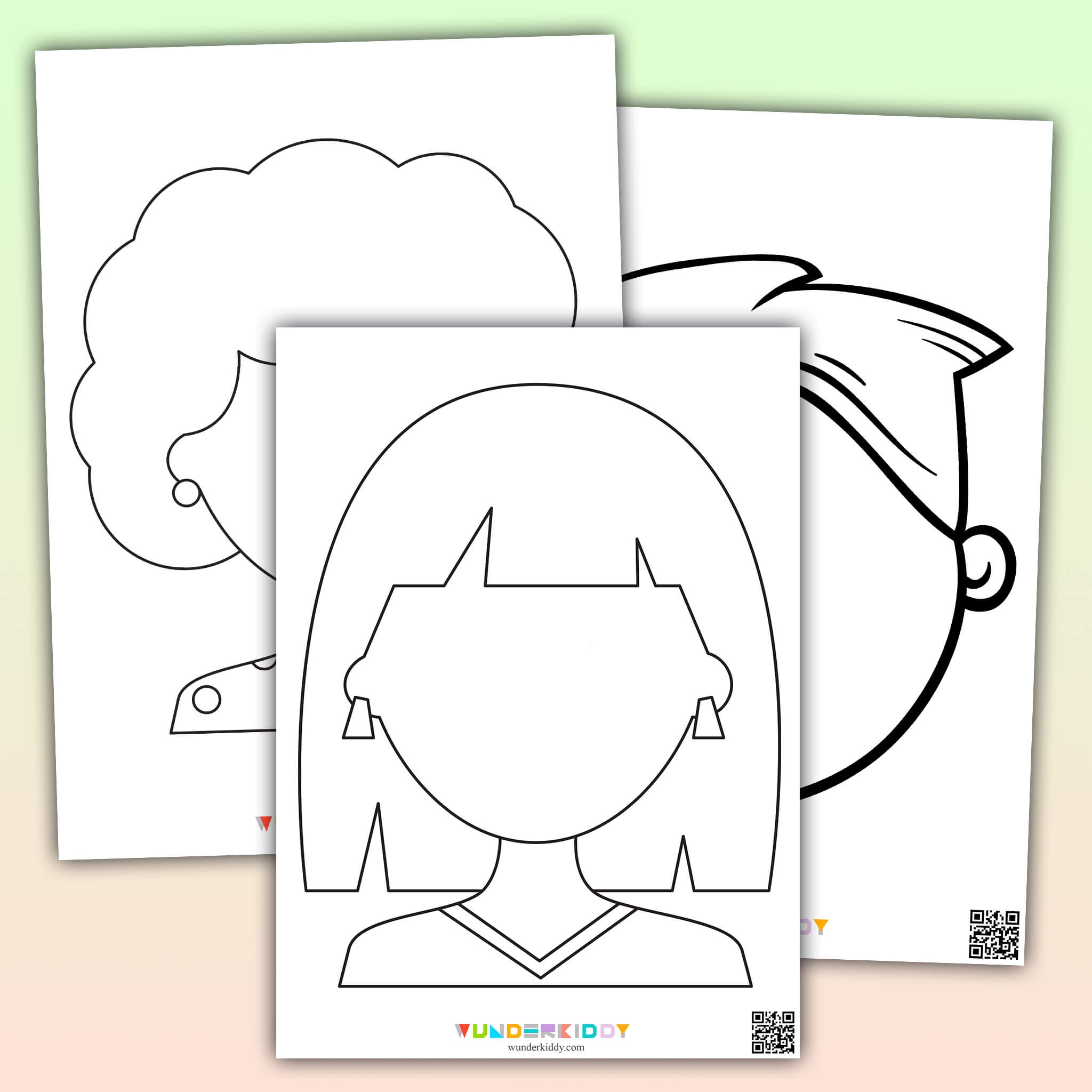 Printable Blank Faces Template And Coloring Pages For Kids Printable Blank Faces Template And Coloring Pages For Kids
