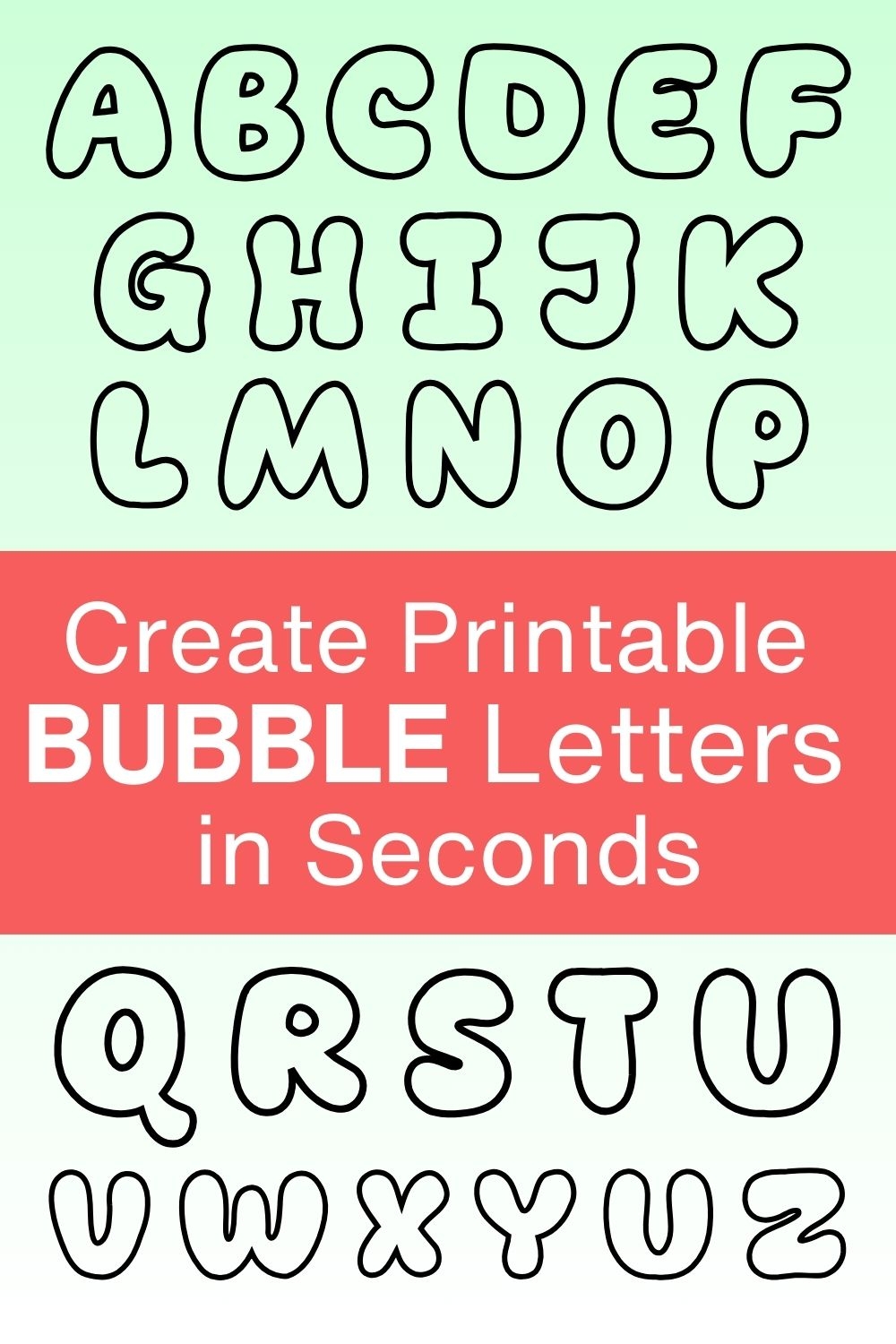 Printable Bubble Worksheets Free