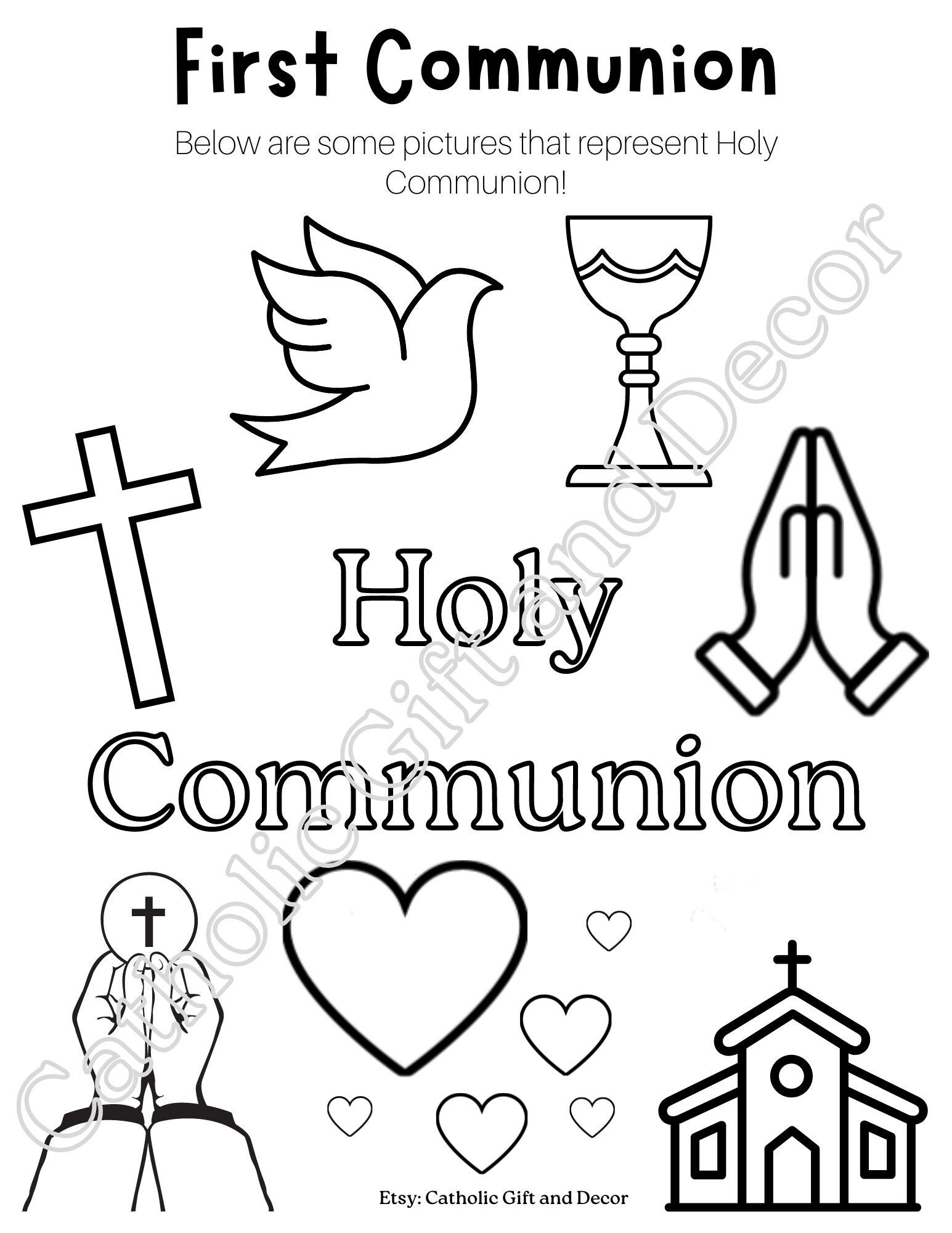 Printable Catholic First Communion Coloring Page 1st Communion Worksheet 1st Holy Communion First Holy Communion Instant Download PDF Etsy Printable Catholic First Communion Coloring Page 1st Communion Worksheet 1st Holy Communion First Holy Communion Instant Download PDF Etsy