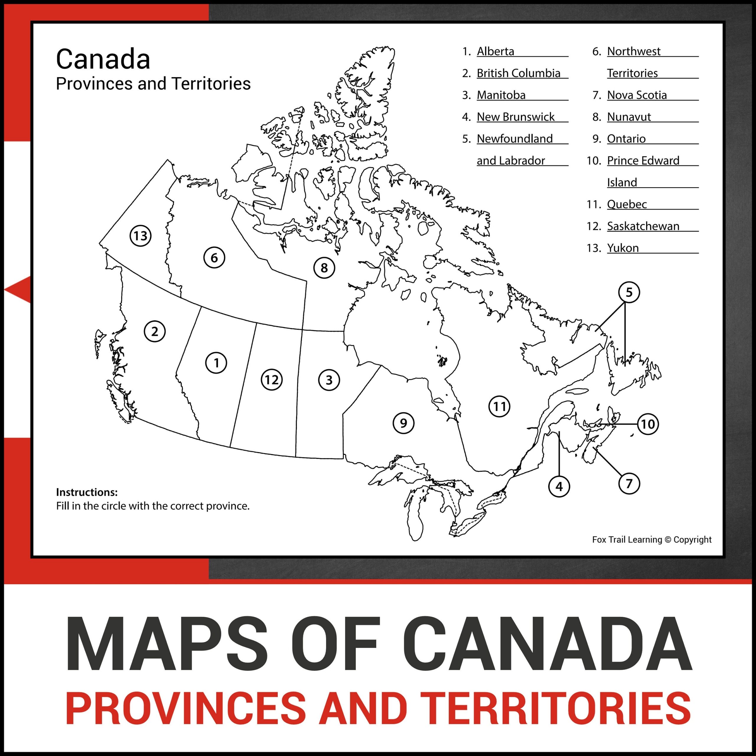 Free Printable Map Of Canada Worksheet Printable Worksheets