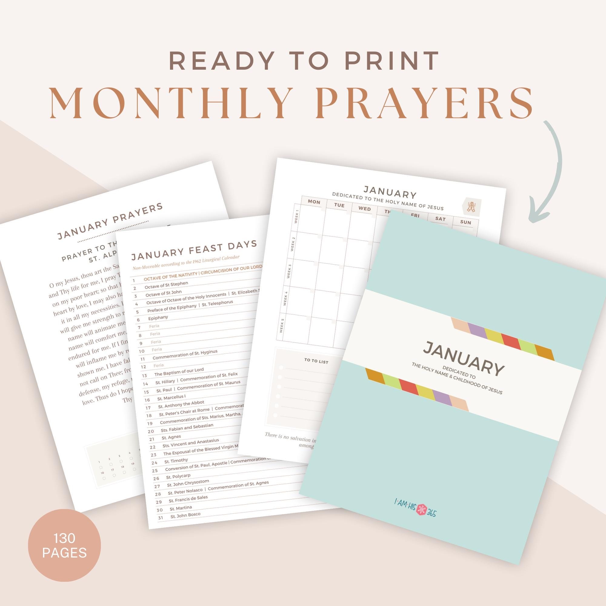 Printable Traditional Catholic Planner U0026 Prayer Journal 1962 Printable Traditional Catholic Planner U0026 Prayer Journal 1962