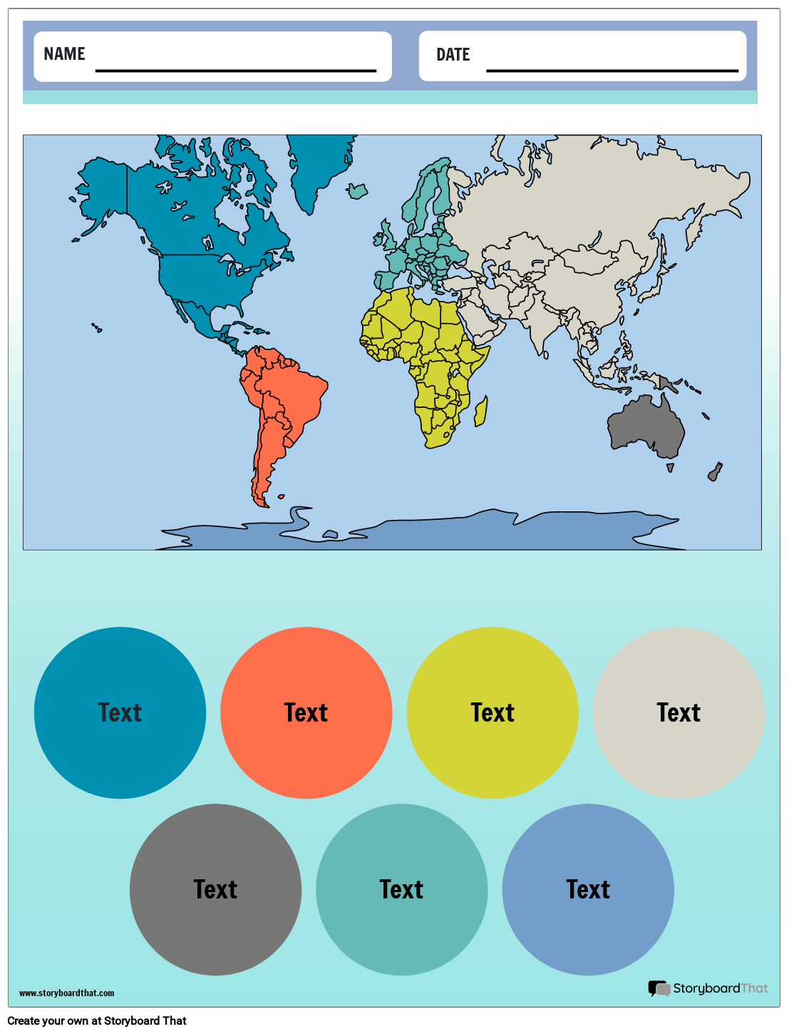 Free Printable High School Geography Worksheets