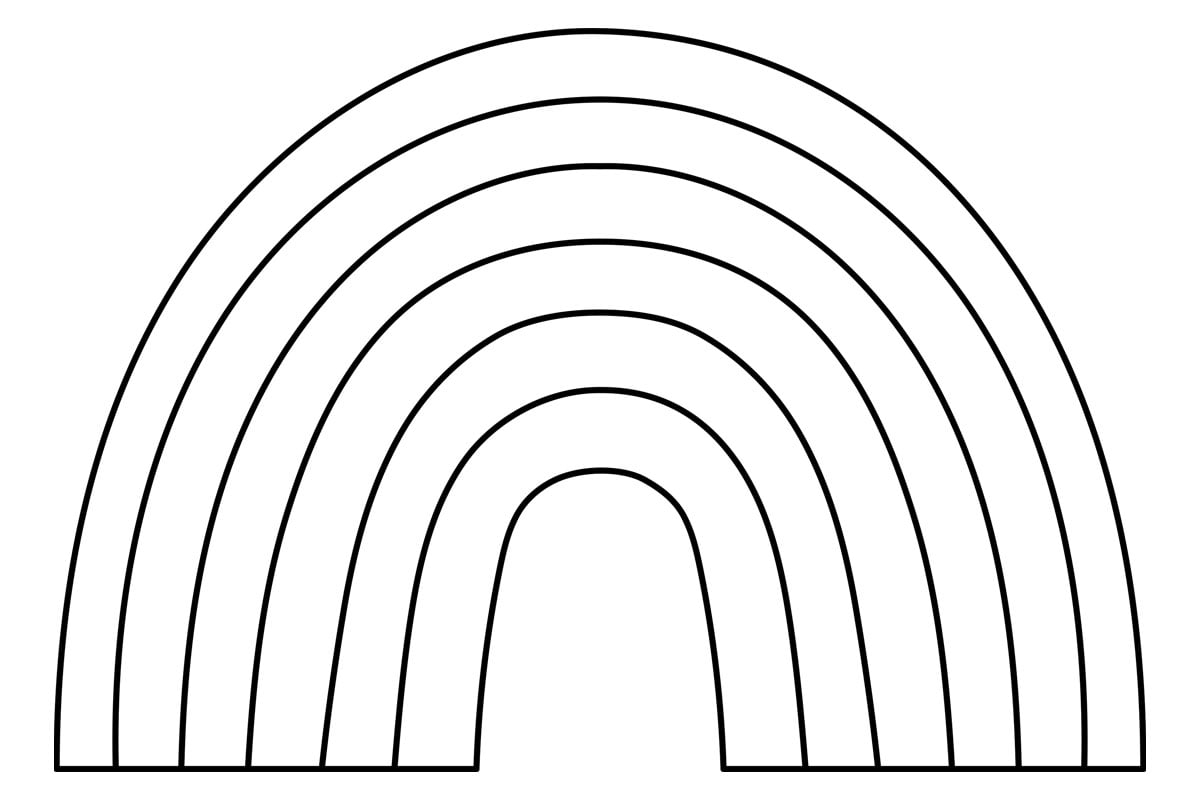 Free Printable Rainbow Worksheet