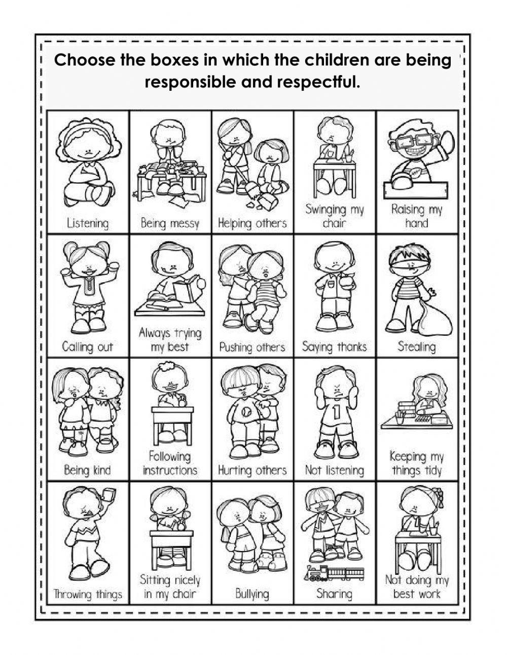 Respect Worksheet Set Of 12 Made By Teachers Worksheets Library Respect Worksheet Set Of 12 Made By Teachers Worksheets Library
