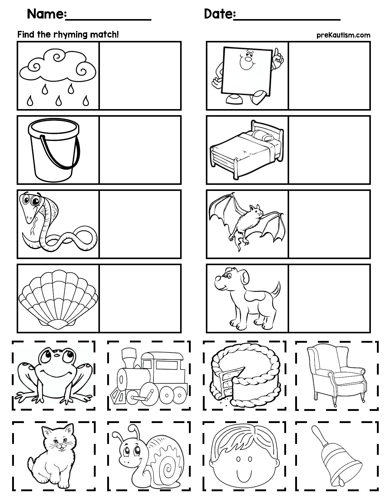 Rhyming Worksheets For Kindergarten Superstar Worksheets Worksheets Library