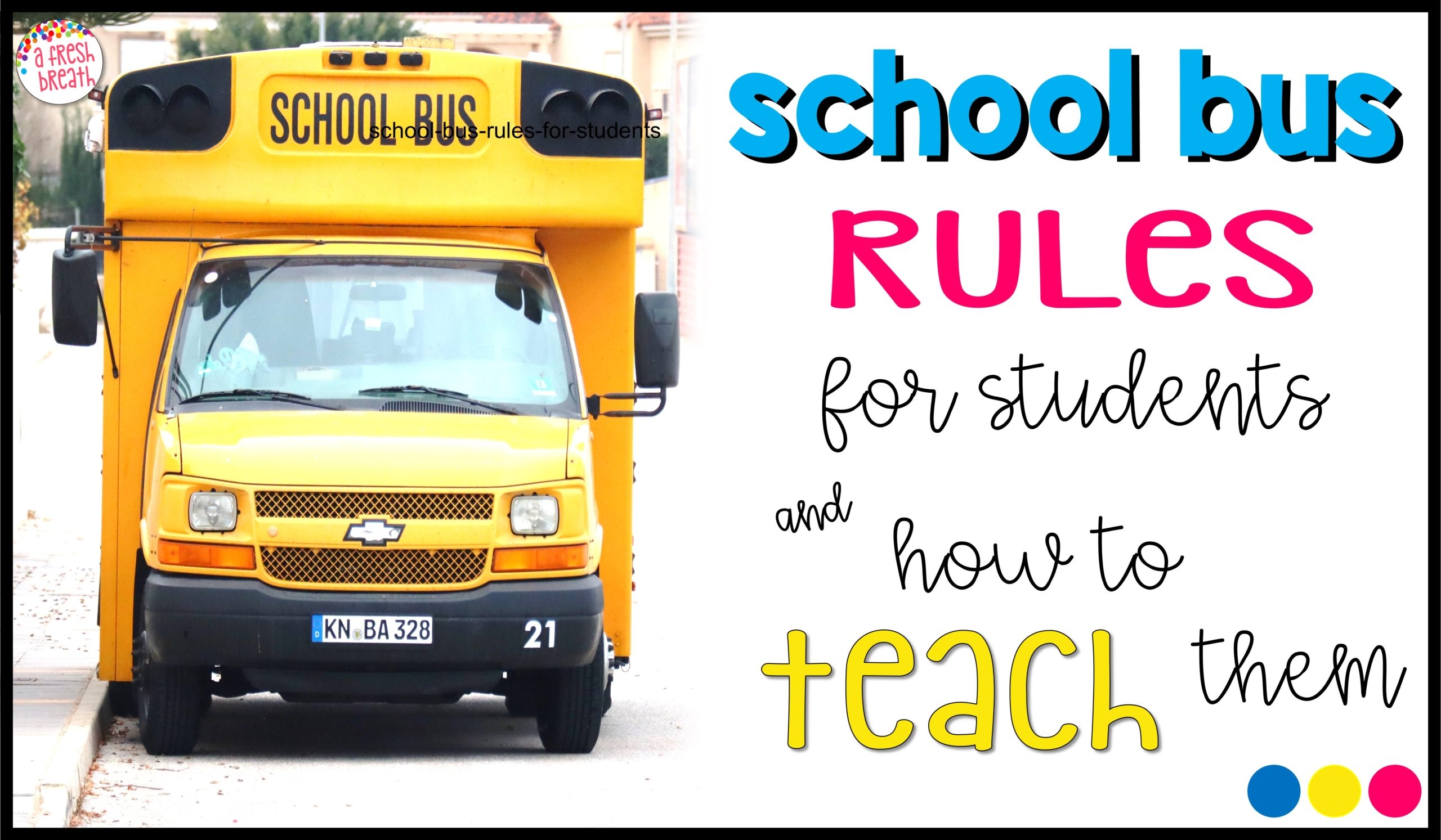 Free Printable School Bus Safety Worksheet