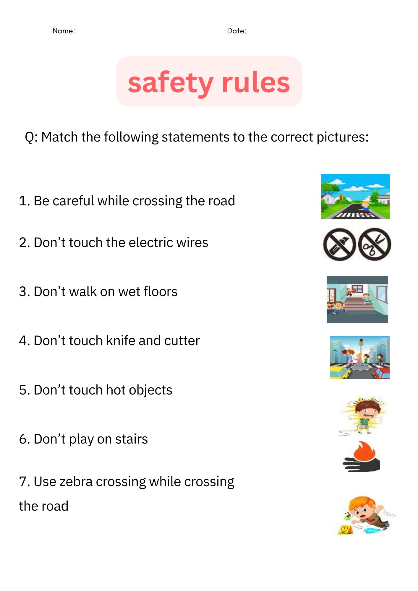 Free Printable Science Safety Worksheets Free Printable Science Safety Worksheets