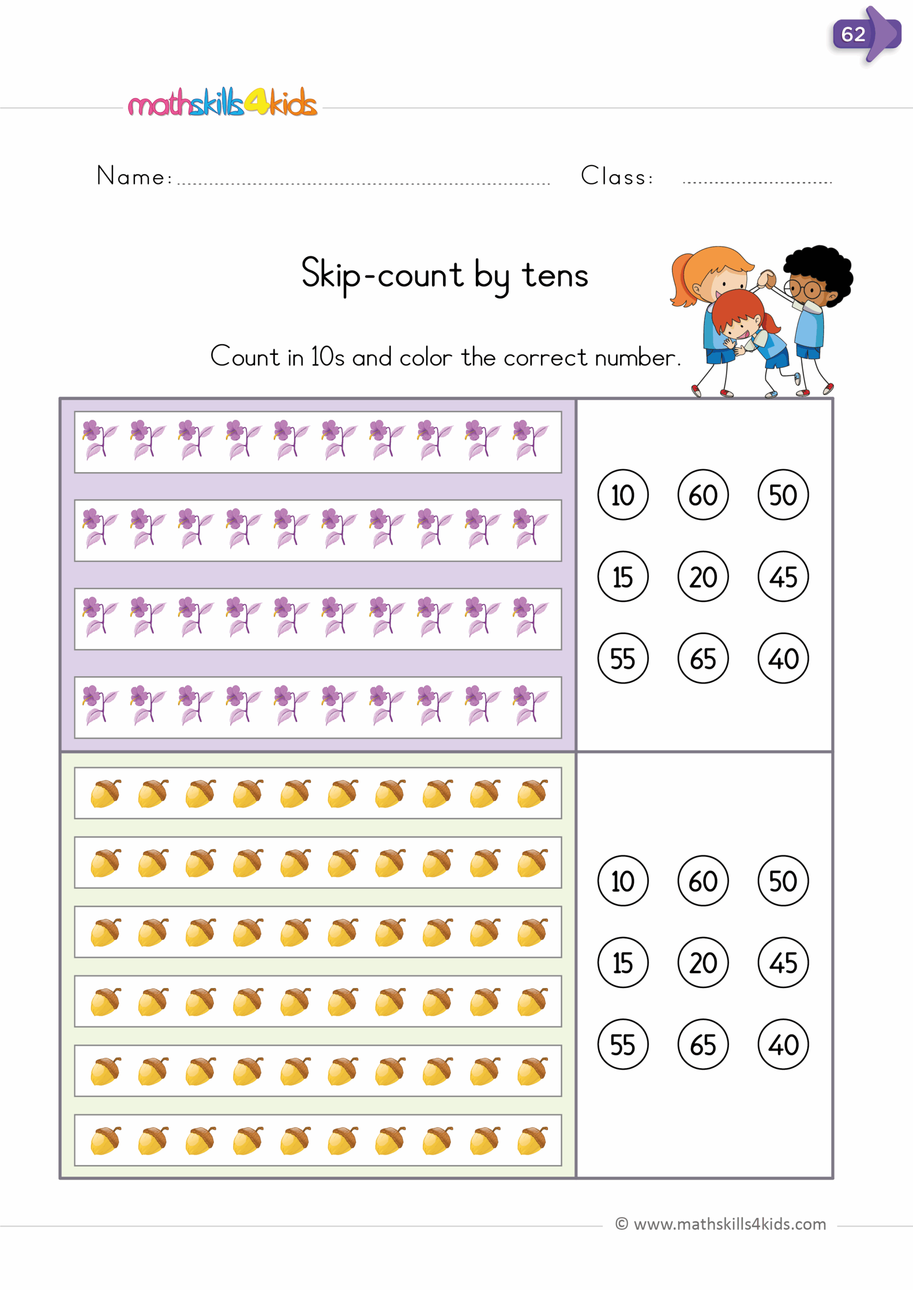 Skip Counting Worksheets For Kindergarten Practice And Learn Skip Counting Worksheets For Kindergarten Practice And Learn