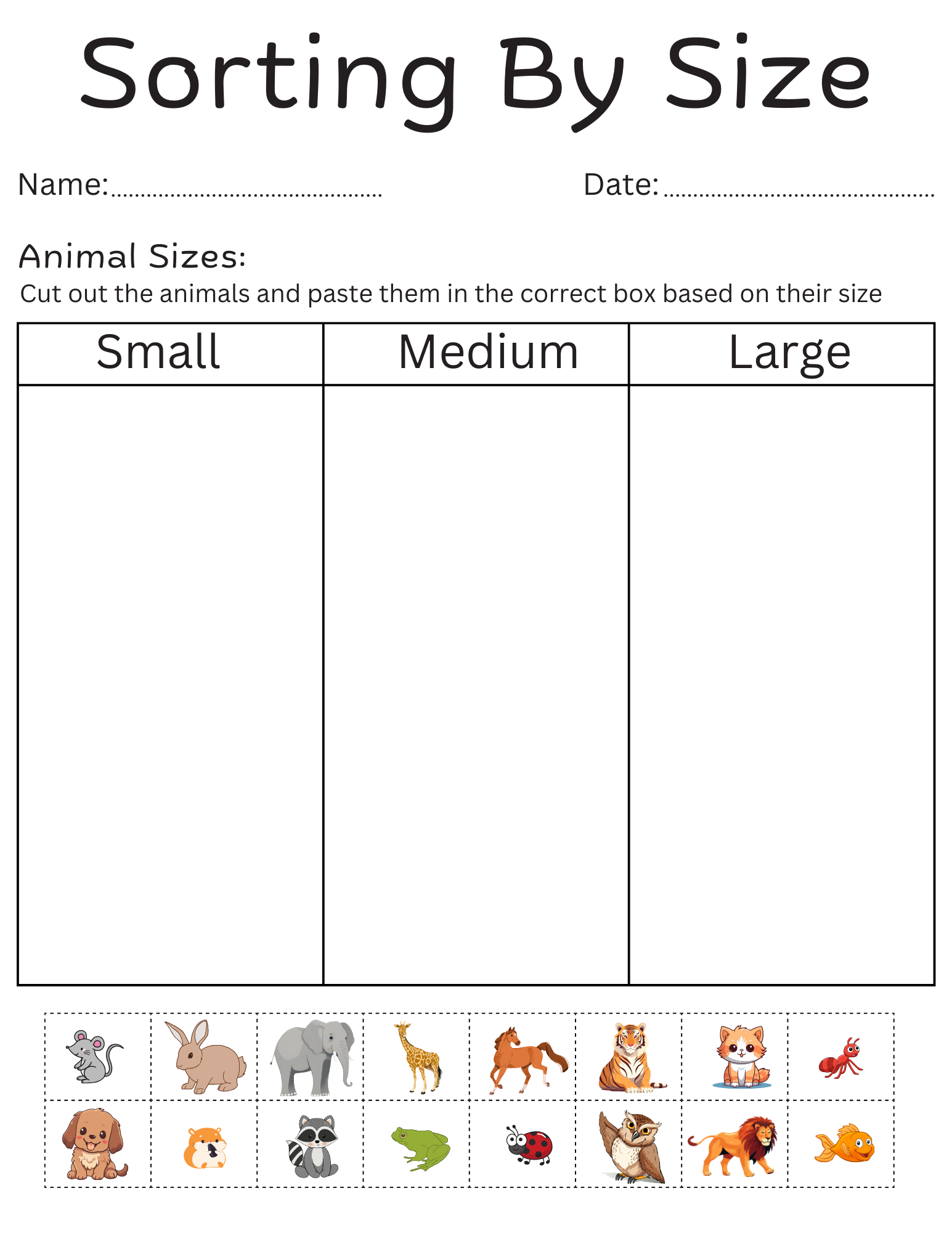 Free Printable Worksheets For Sort Free Printable Worksheets For Sort