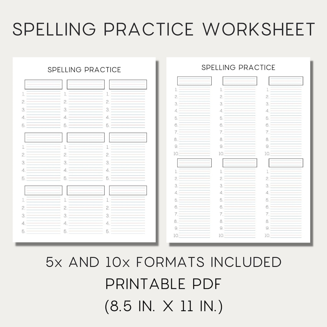 Spelling Word And Writing handwriting Practice Sheet With 