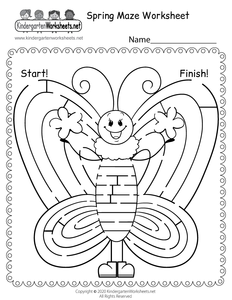 Spring Maze Worksheet Free Printable Digital U0026 PDF Spring Maze Worksheet Free Printable Digital U0026 PDF