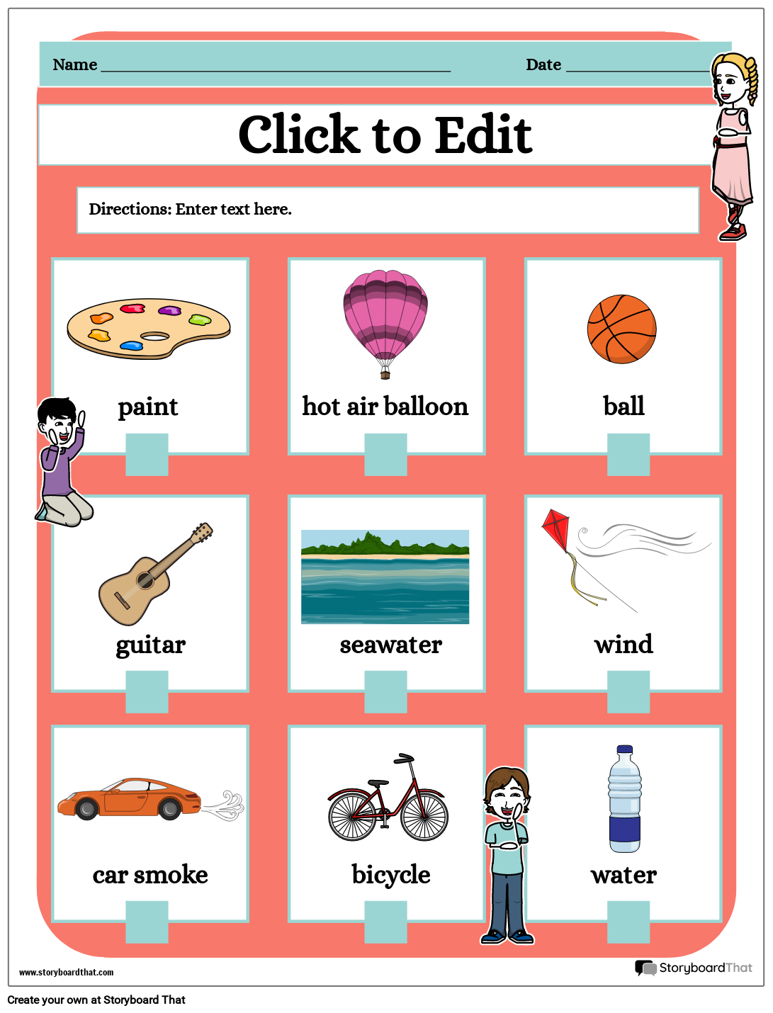 Free Printable States Of Matter Worksheets