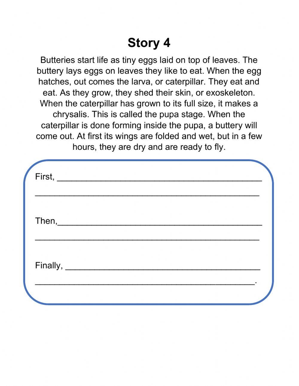 Summary Writing A Summary 4 Worksheet Live Worksheets 
