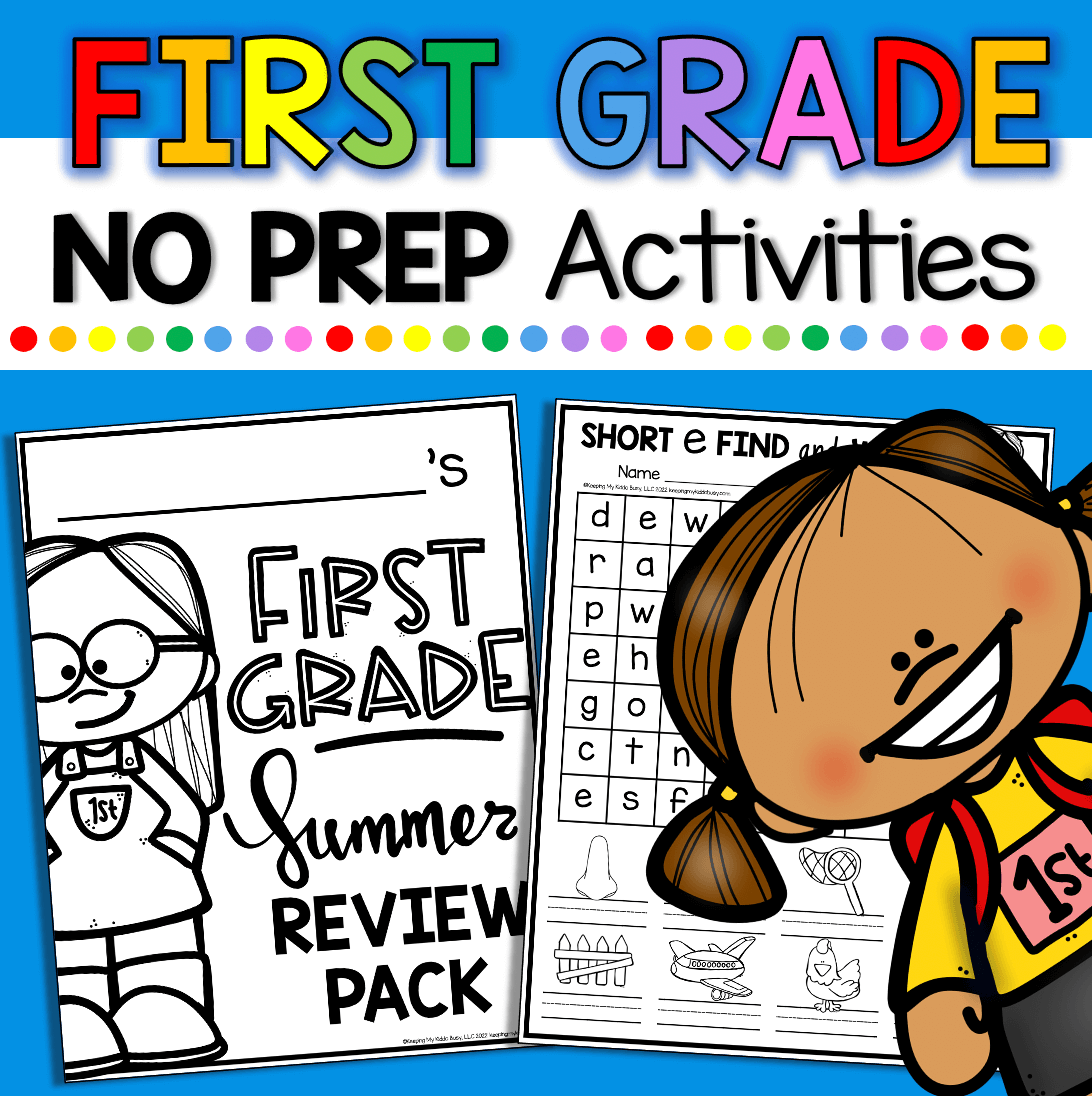 SUMMER REVIEW Activities And Worksheets For First Grade FREEBIES SUMMER REVIEW Activities And Worksheets For First Grade FREEBIES