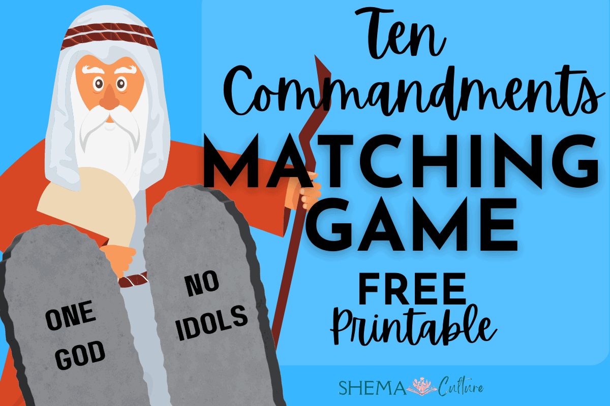 Ten Commandments Printable Match Game For Kids Free Activity Ten Commandments Printable Match Game For Kids Free Activity