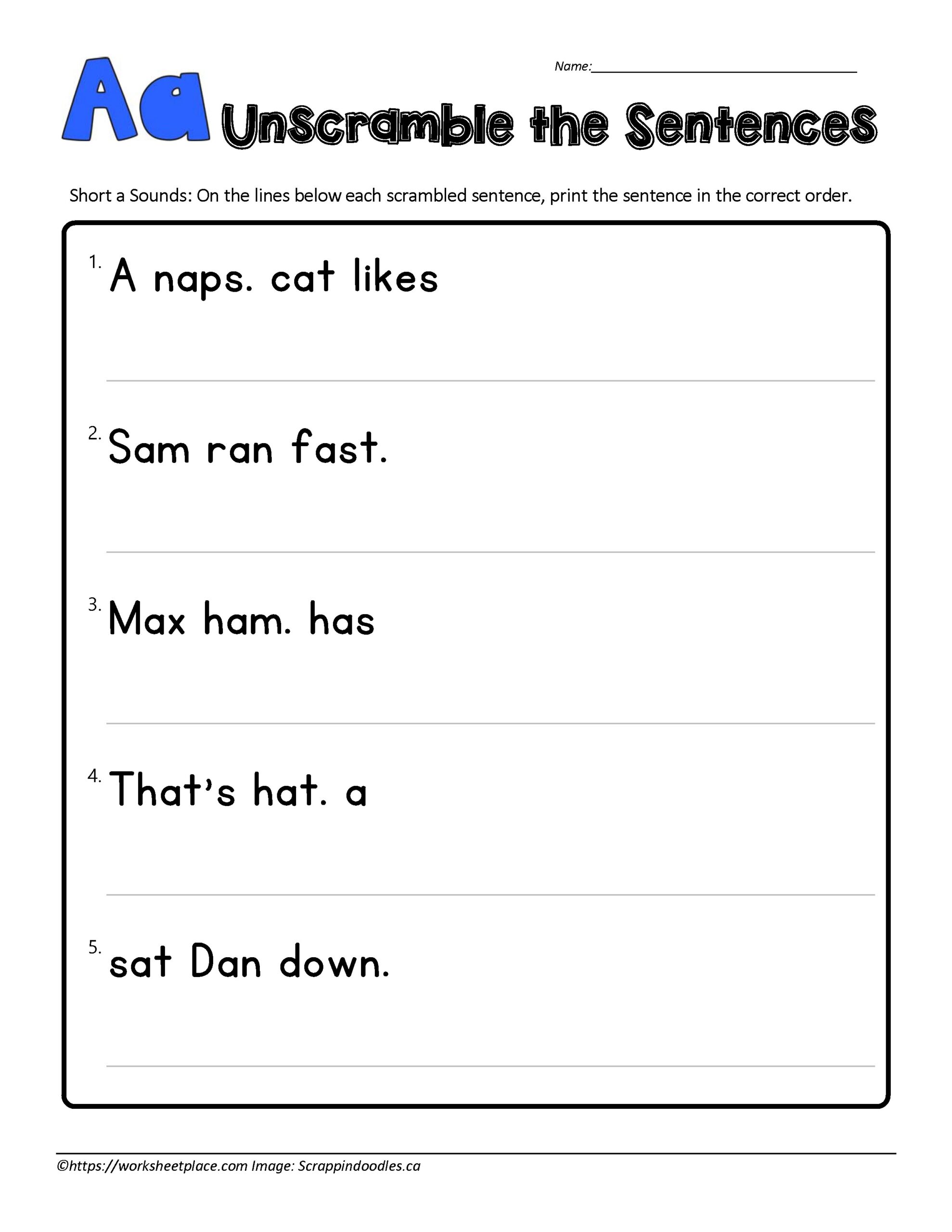 The Benefits Of Having Students Unscramble Sentences Classroom 