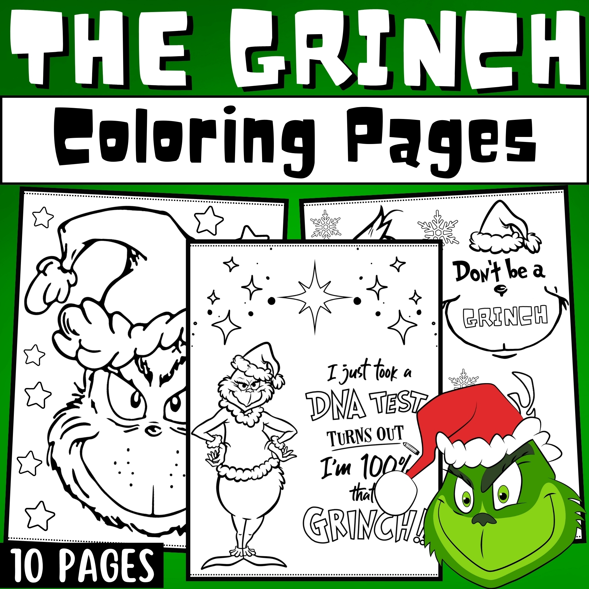 Free Printable Grinch Worksheets