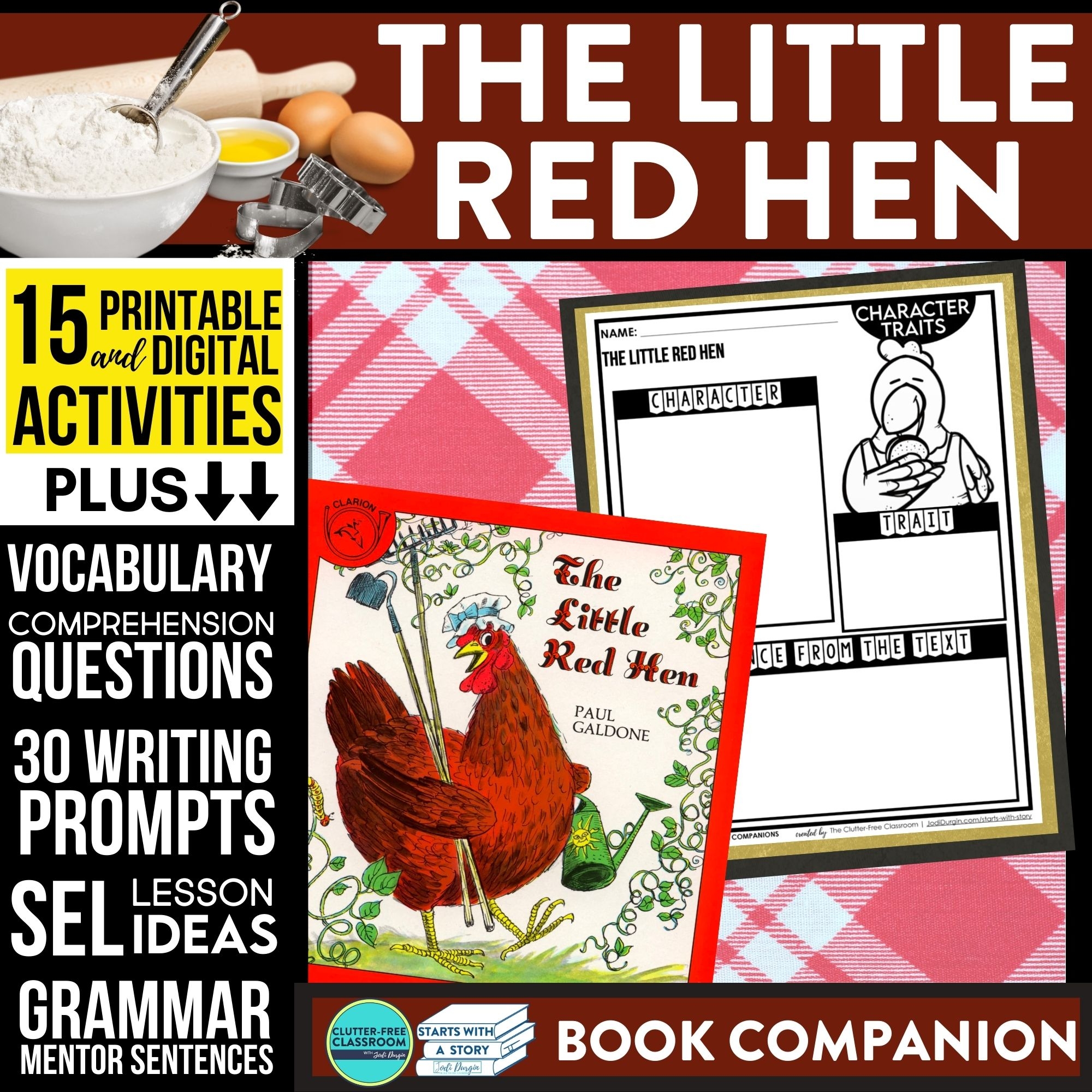 Little Red Hen Free Printable Worksheets Little Red Hen Free Printable Worksheets
