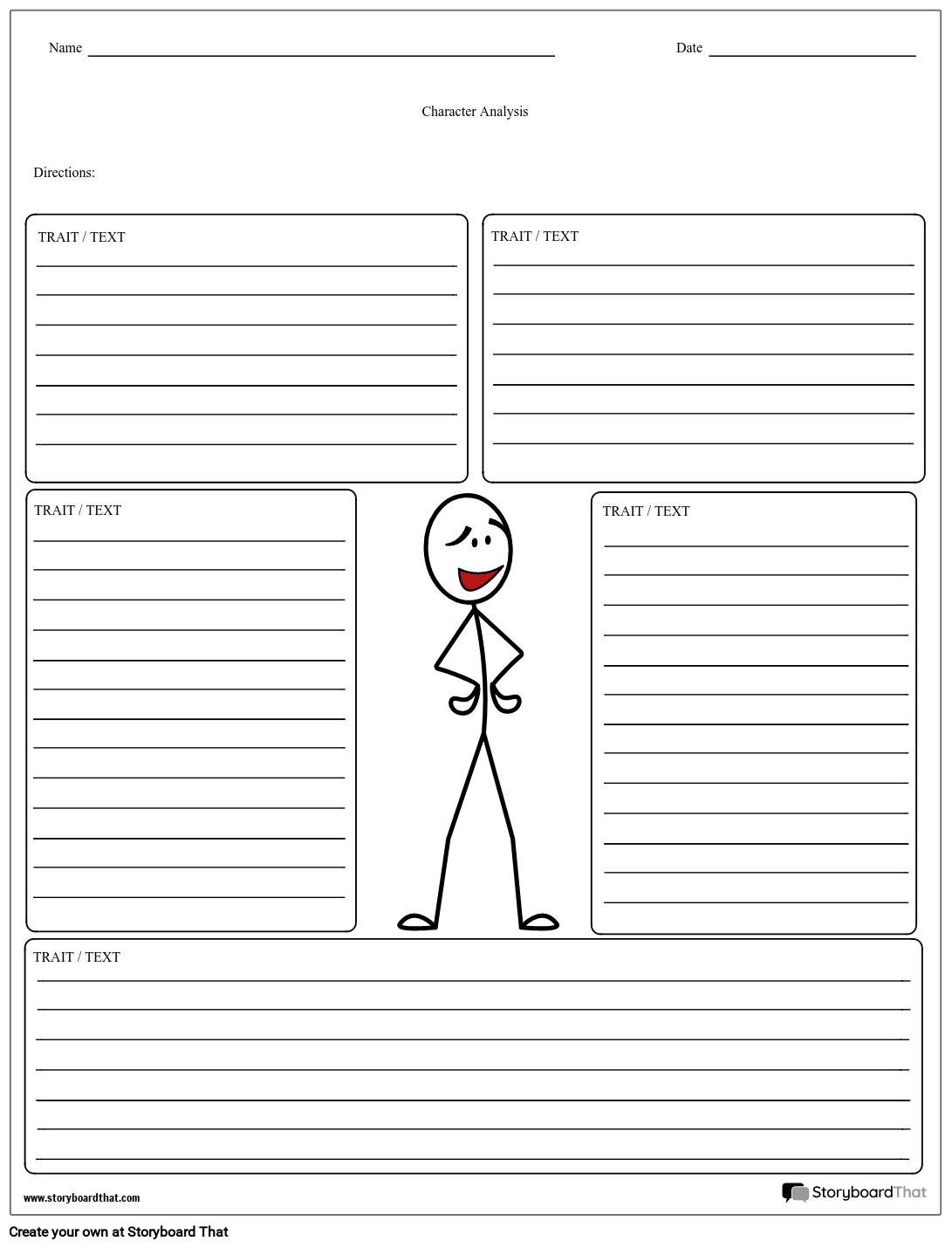 Ultimate Character Analysis Worksheet U0026 Template Guide