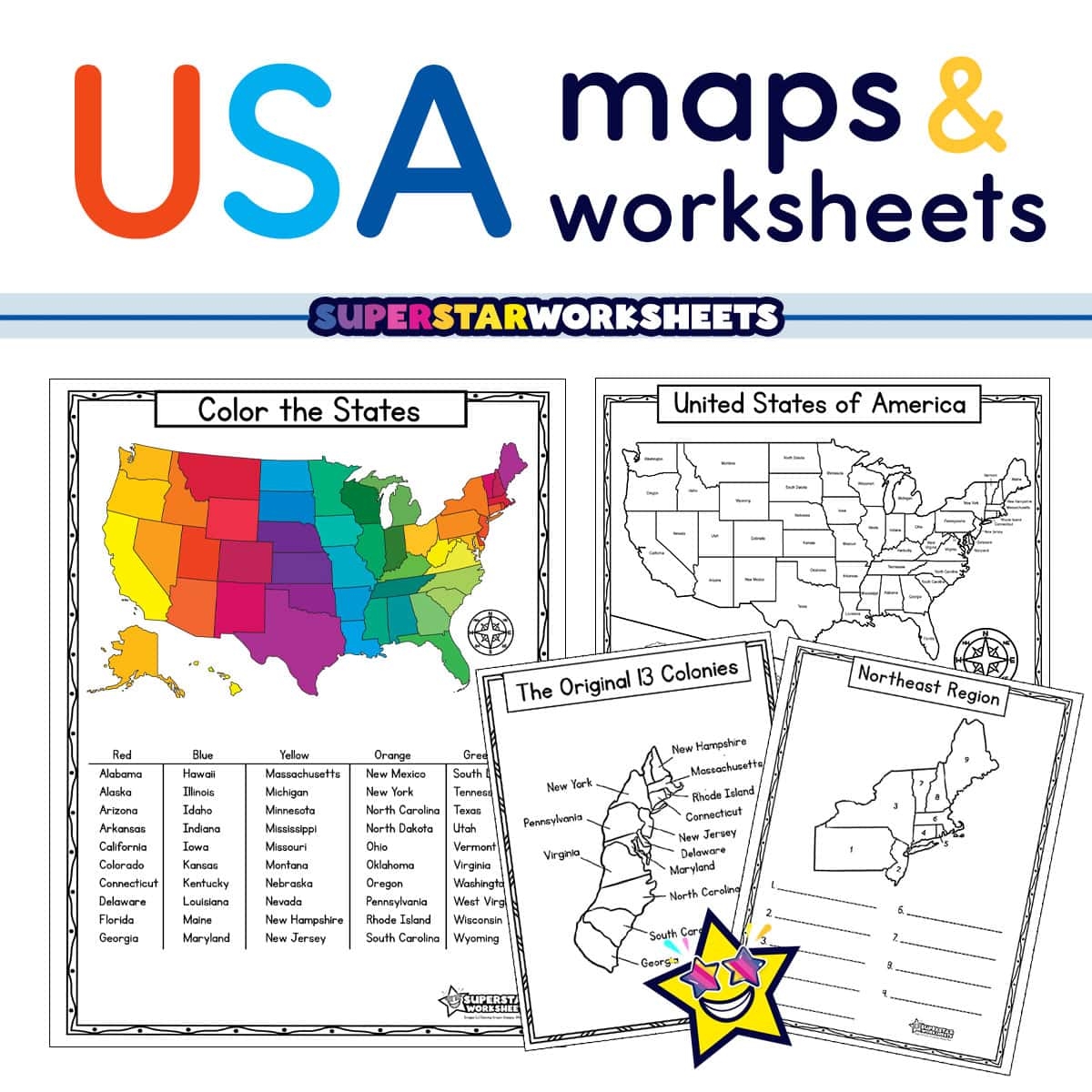 Free Printable North America Map Worksheets Free Printable North America Map Worksheets