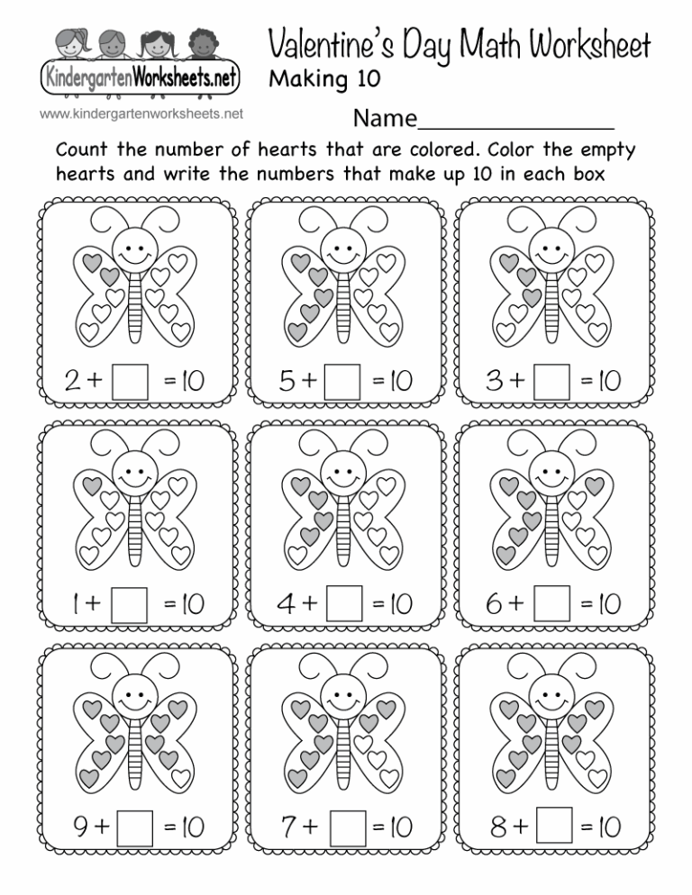 Valentine s Day Math Worksheet Free Printable Digital U0026 PDF
