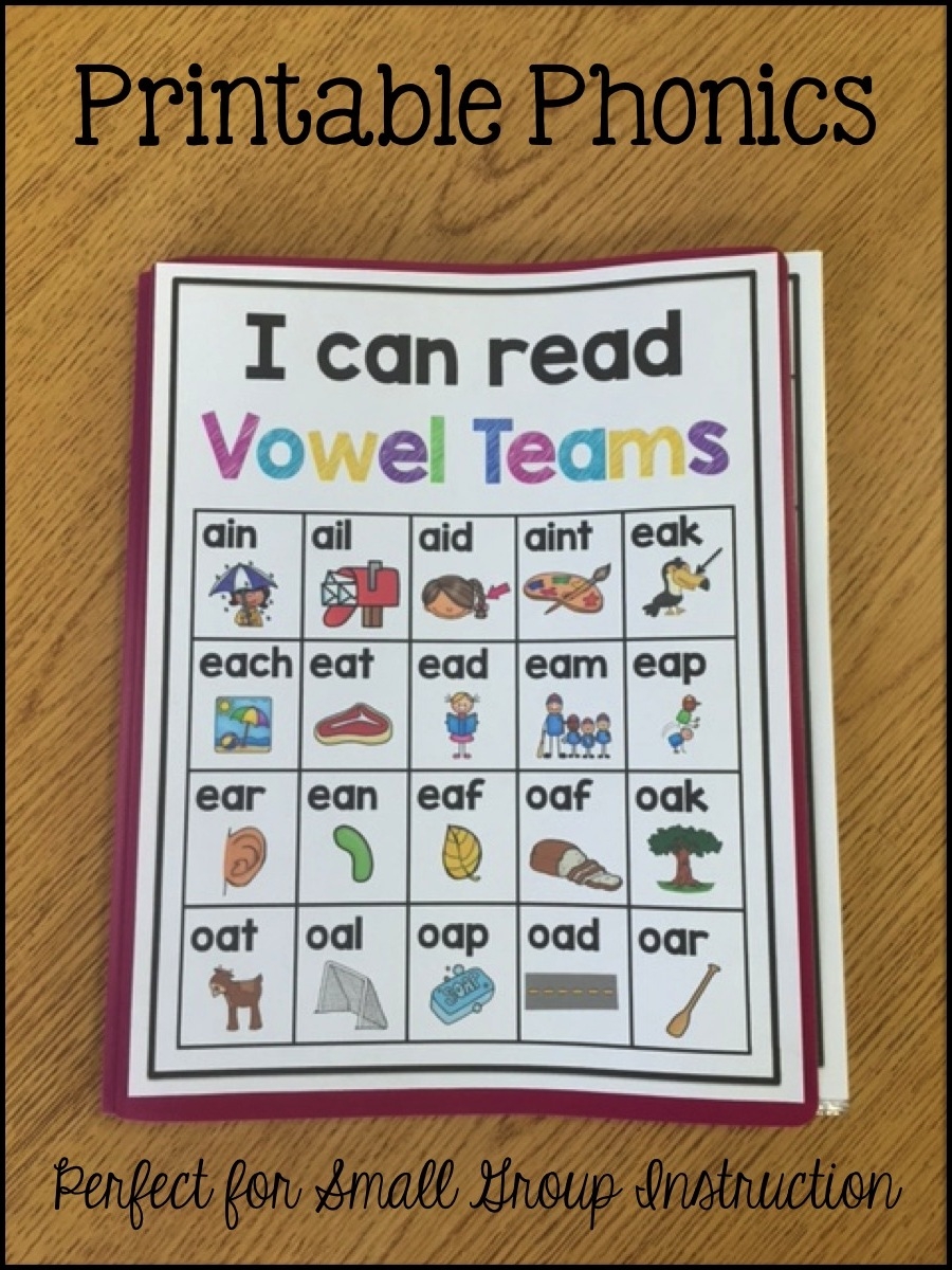 Vowel Teams Printable Intervention Sarah s Teaching Snippets Vowel Teams Printable Intervention Sarah s Teaching Snippets