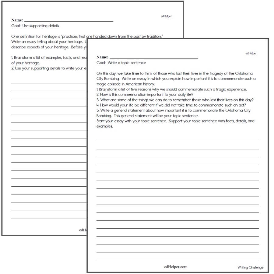 Writing Worksheets For Creative Kids Free PDF Printables