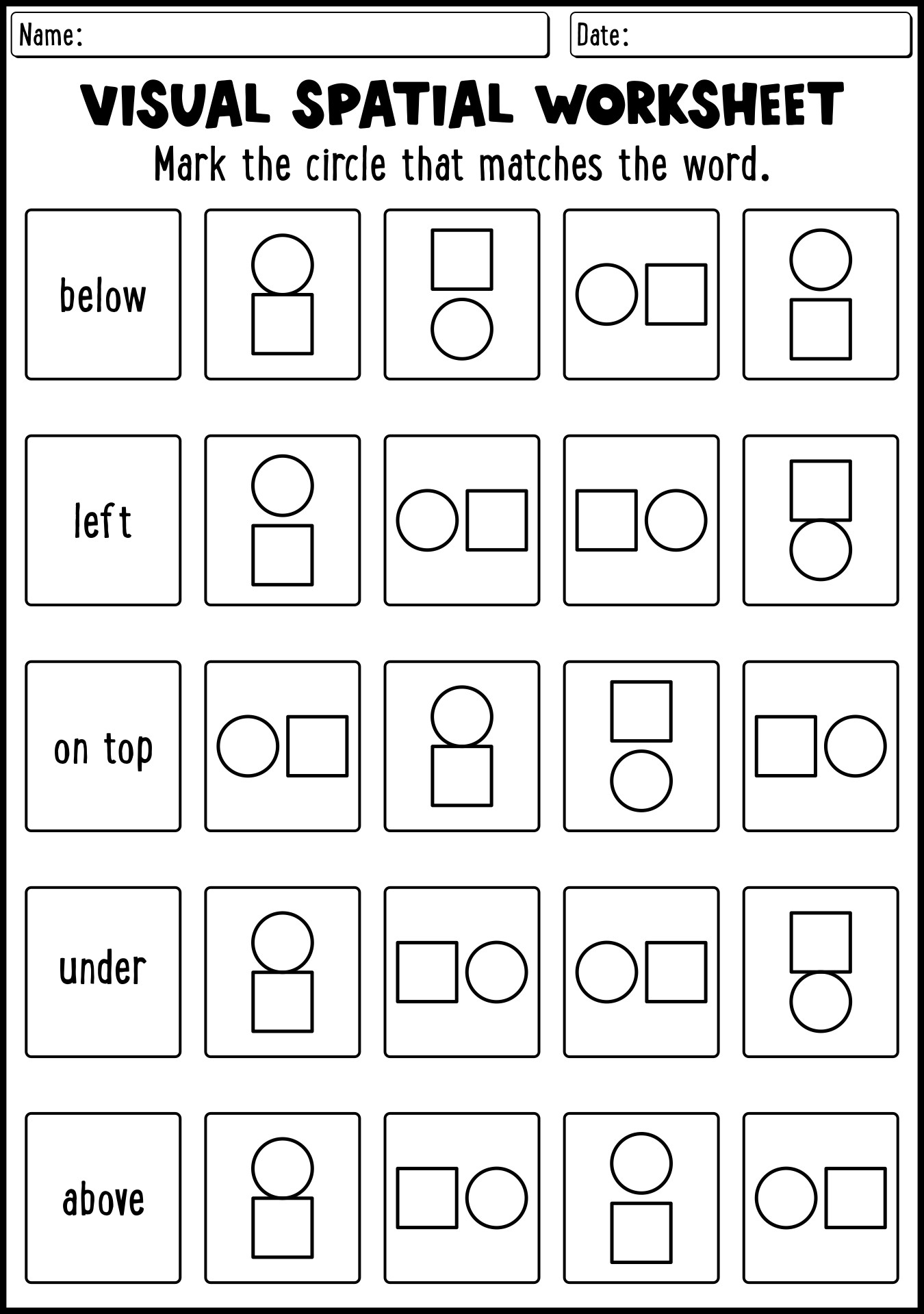 19 Occupational Therapy Visual Perceptual Worksheets Free PDF At Worksheeto