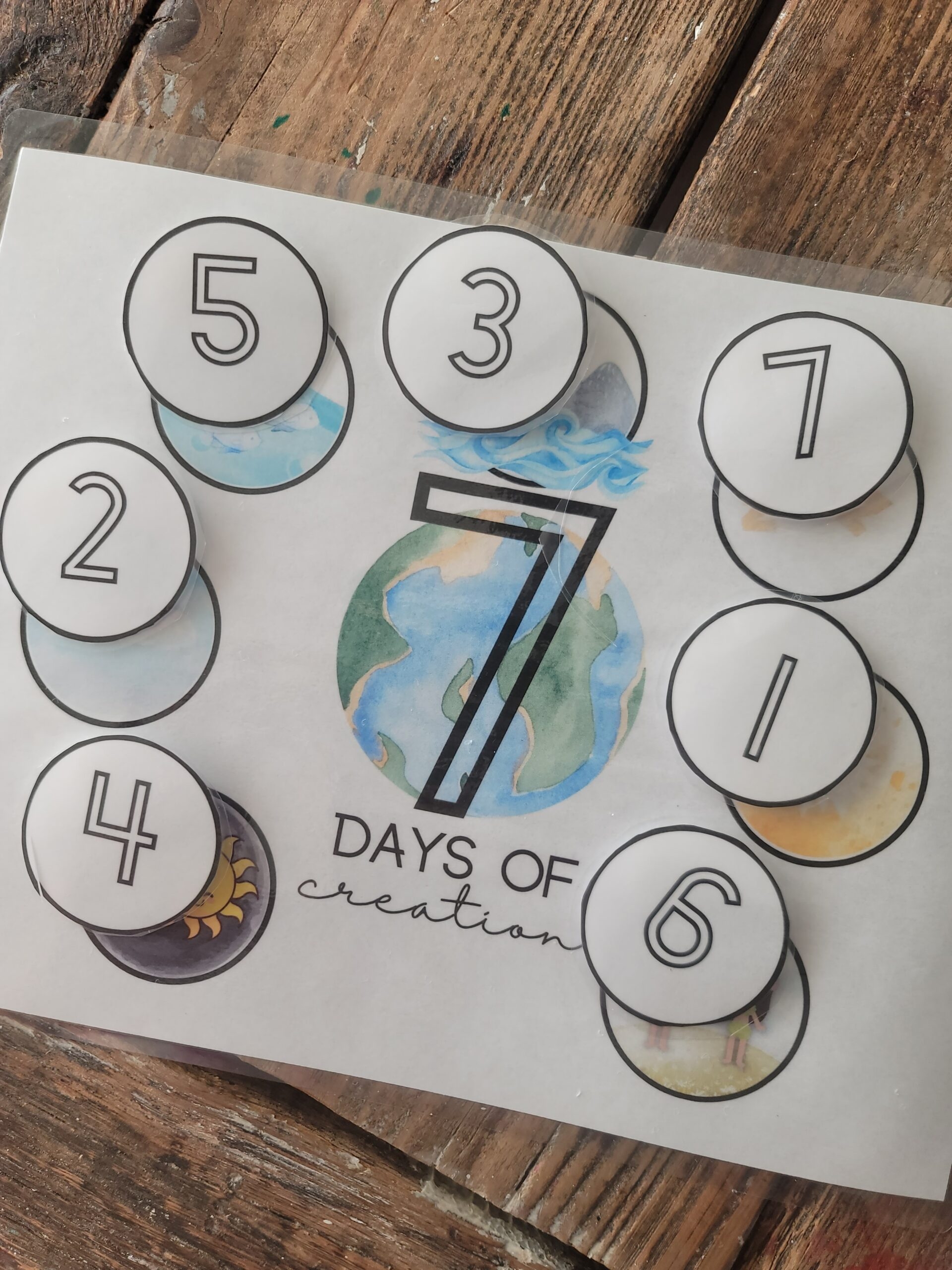 Free Printable Creation Worksheets