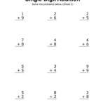 Addition Worksheets Free Printable Easy Math Problems Free 