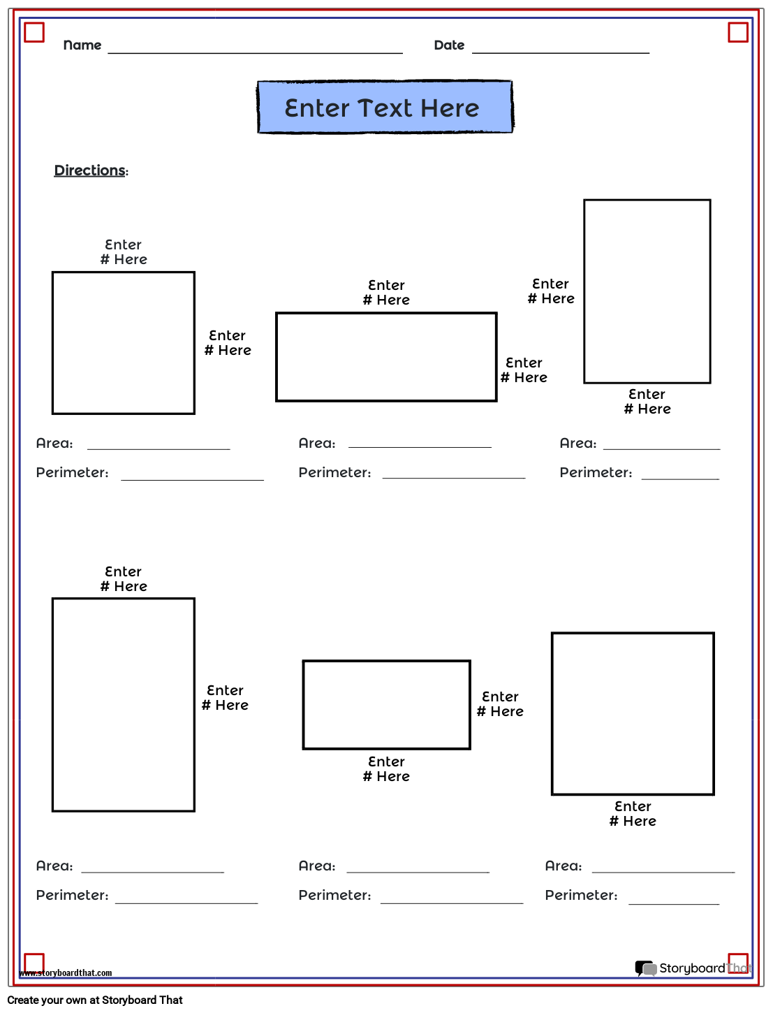 Perimeter Free Printable Worksheets