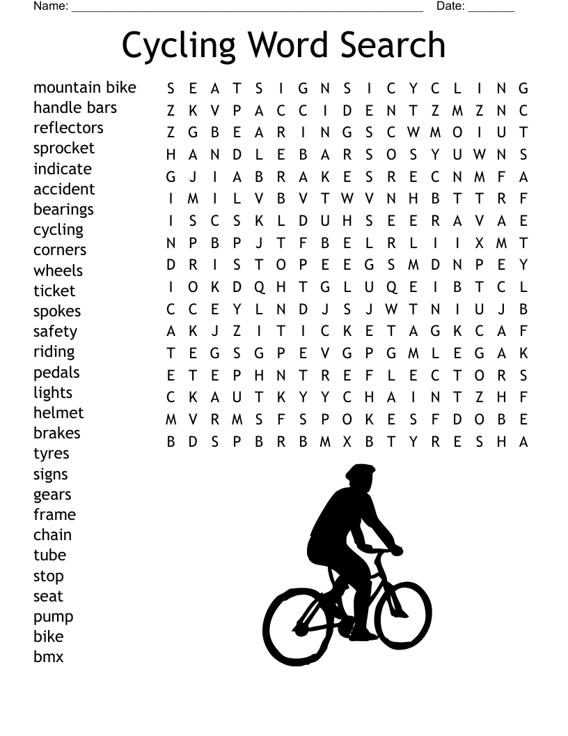 Free Printable Bike Safety Worksheets