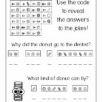 Crack The Code Puzzles Free Printable Featuring Donut Jokes