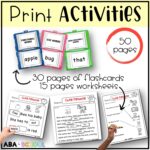 Easy Cloze Reading Comprehension Passages Functional Words Special Education