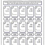 Free 2 Digit By 2 Digit Multiplication Worksheets Teach Prints