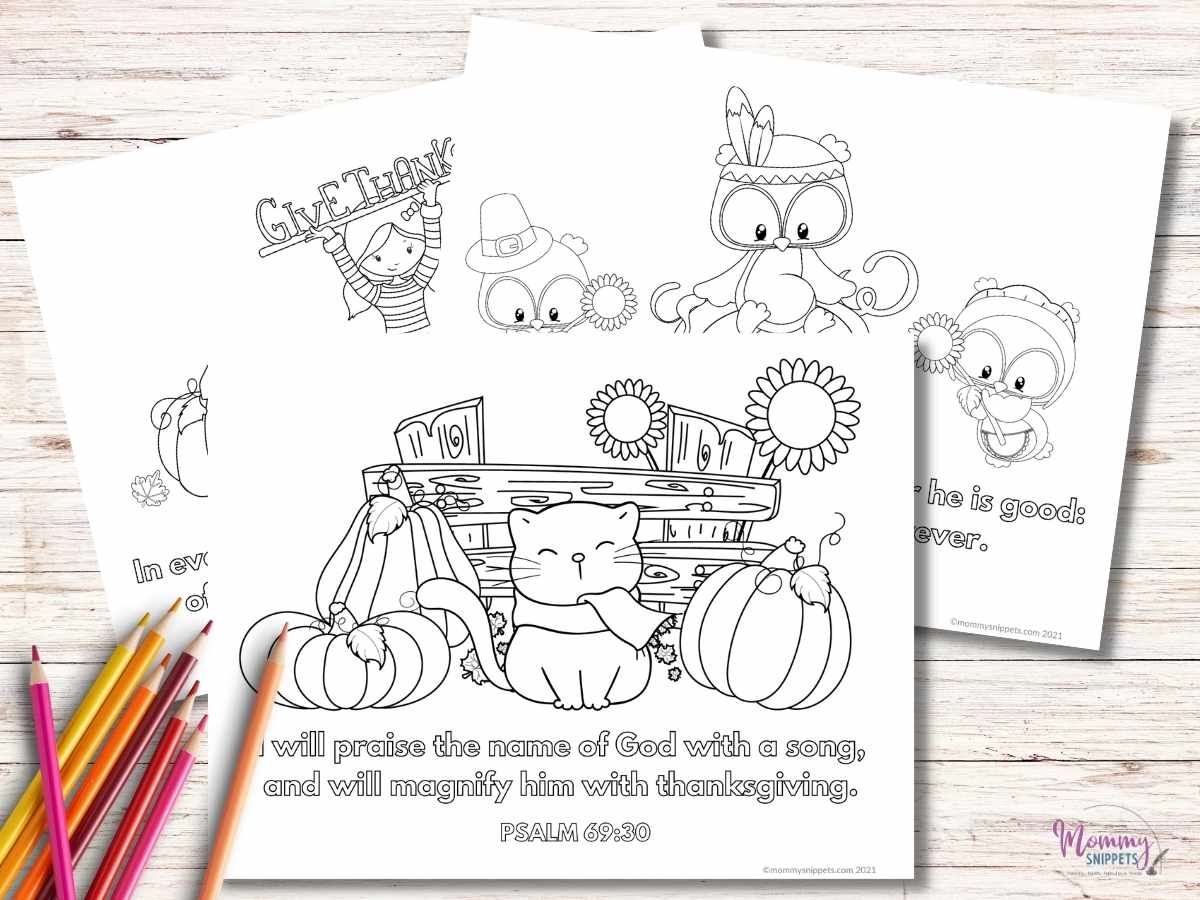 Free Printable Christian Thanksgiving Worksheets