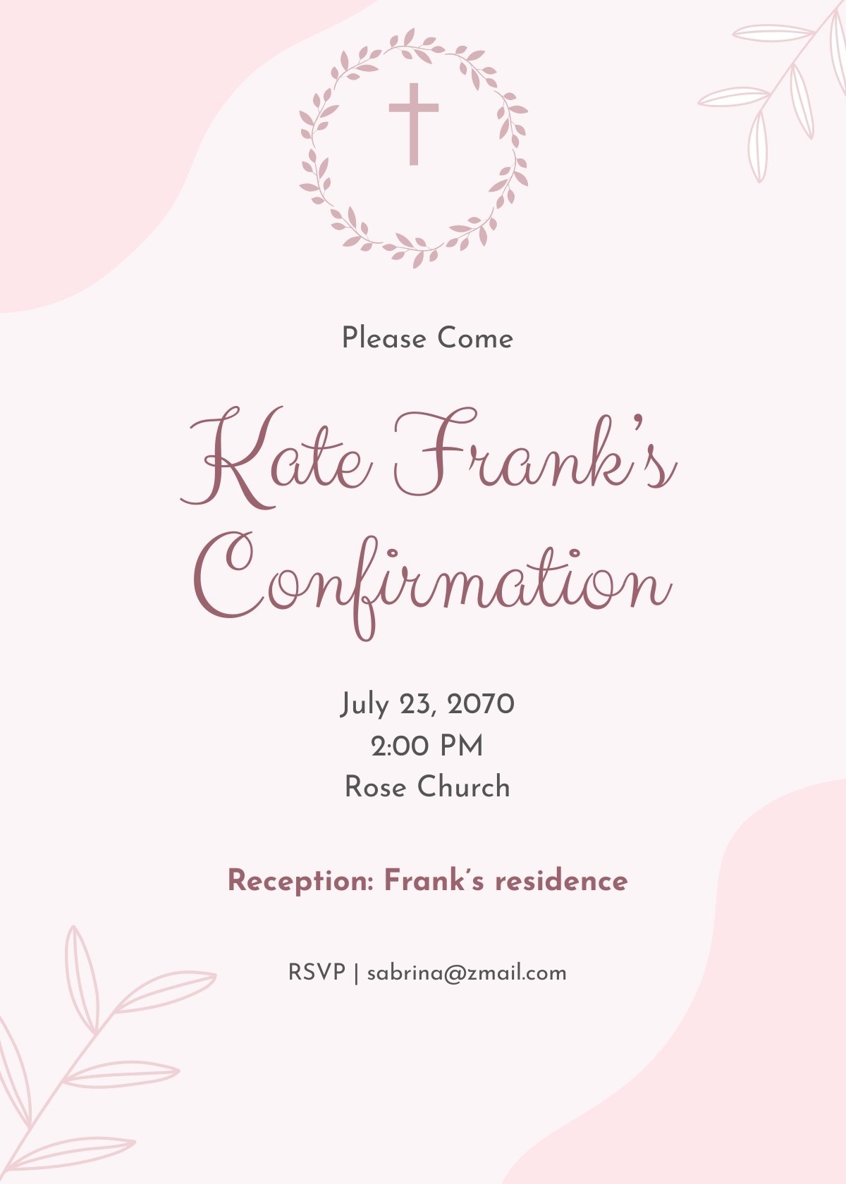 FREE Confirmation Invitation Templates U0026 Examples Edit Online Worksheets Library