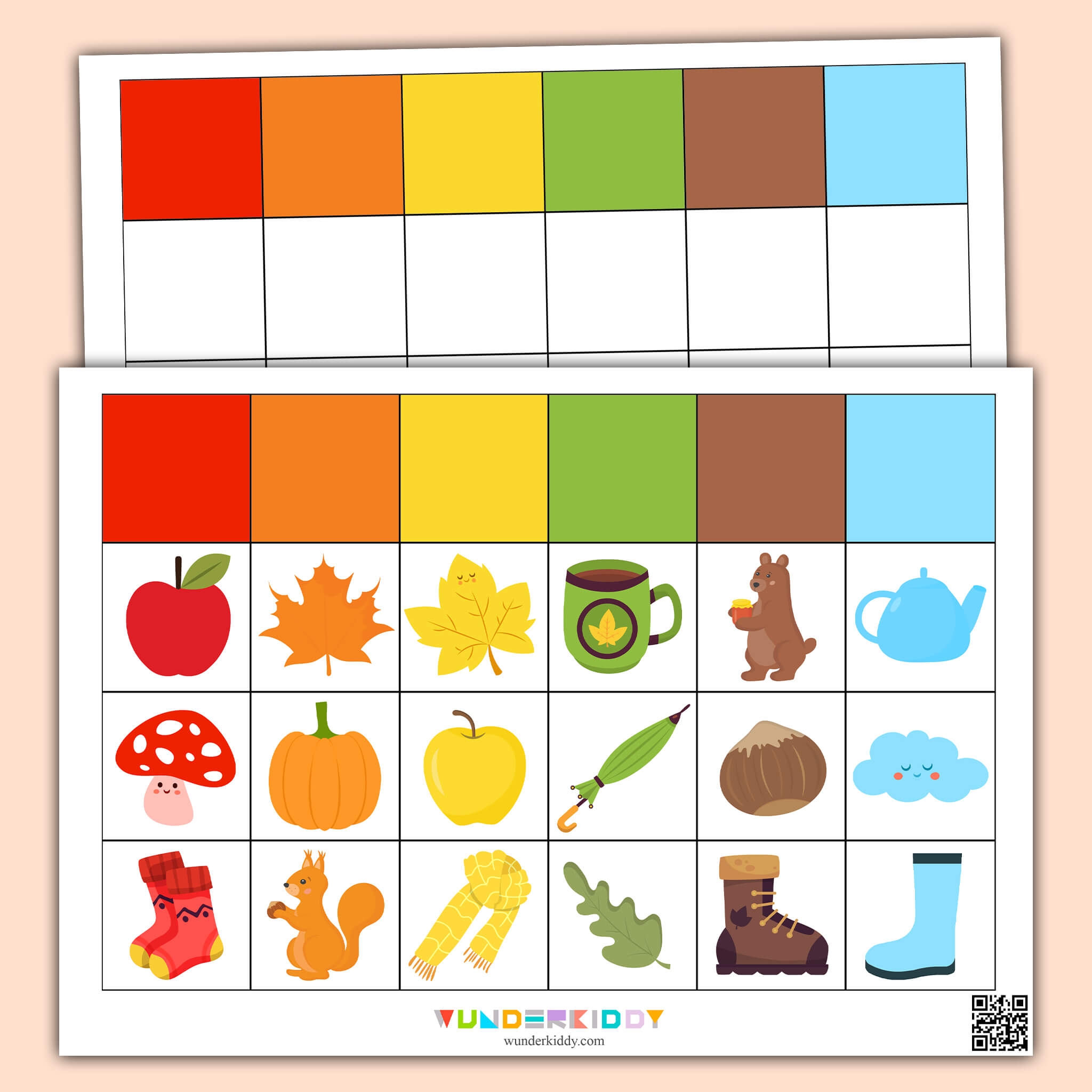 Free Printable Color Match Kindergarten Worksheets For Kids