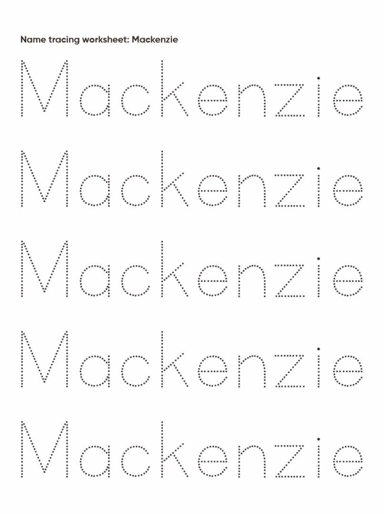 Free Printable EDITABLE Name Tracing Worksheets Worksheets
