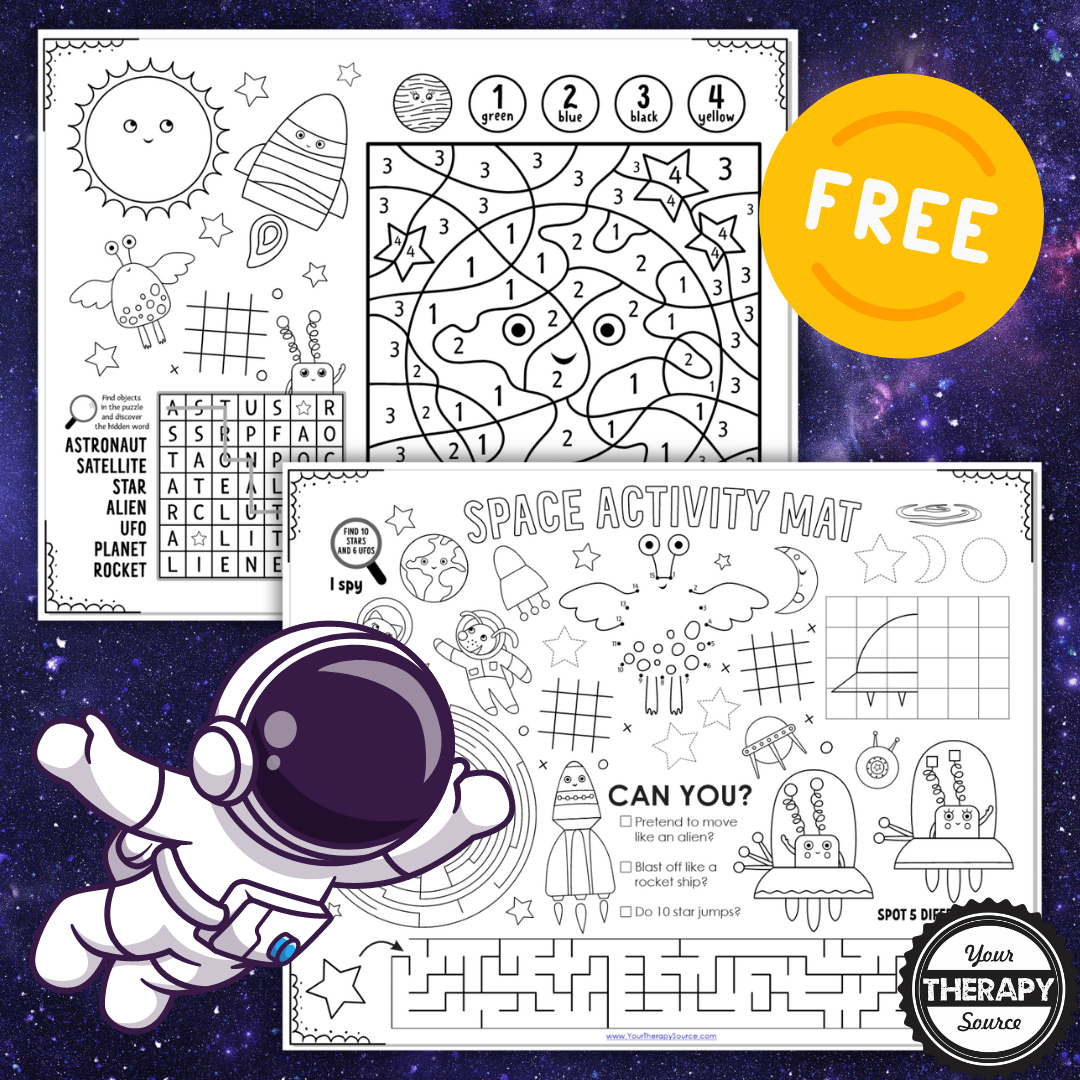 Worksheets Free Printable Space Activities