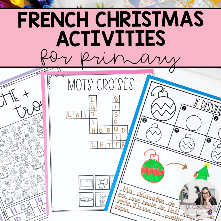French Christmas Activities And Worksheets Les Activit s De No l La Classe De Mme Caroline