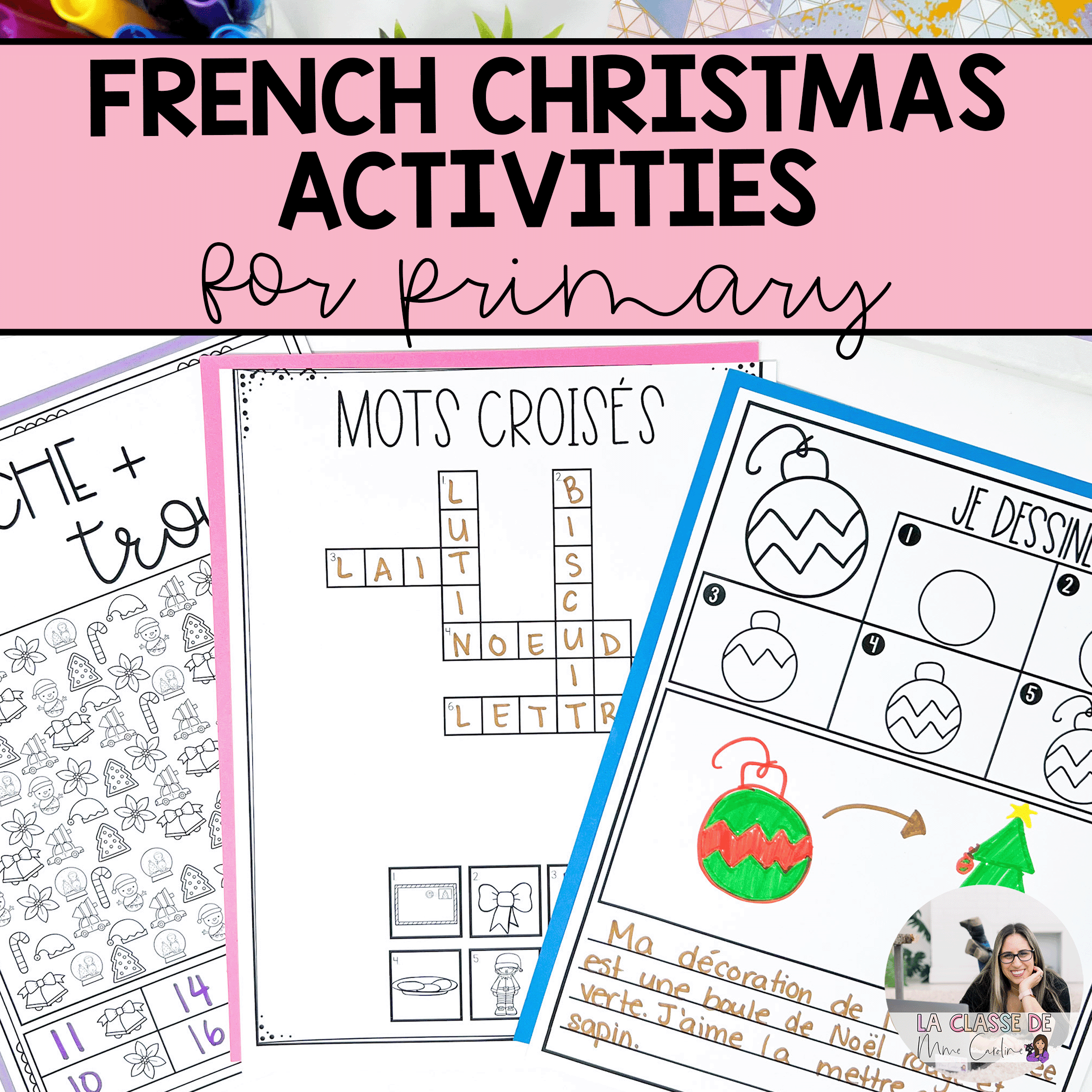 French Christmas Activities And Worksheets Les Activit s De No l La Classe De Mme Caroline