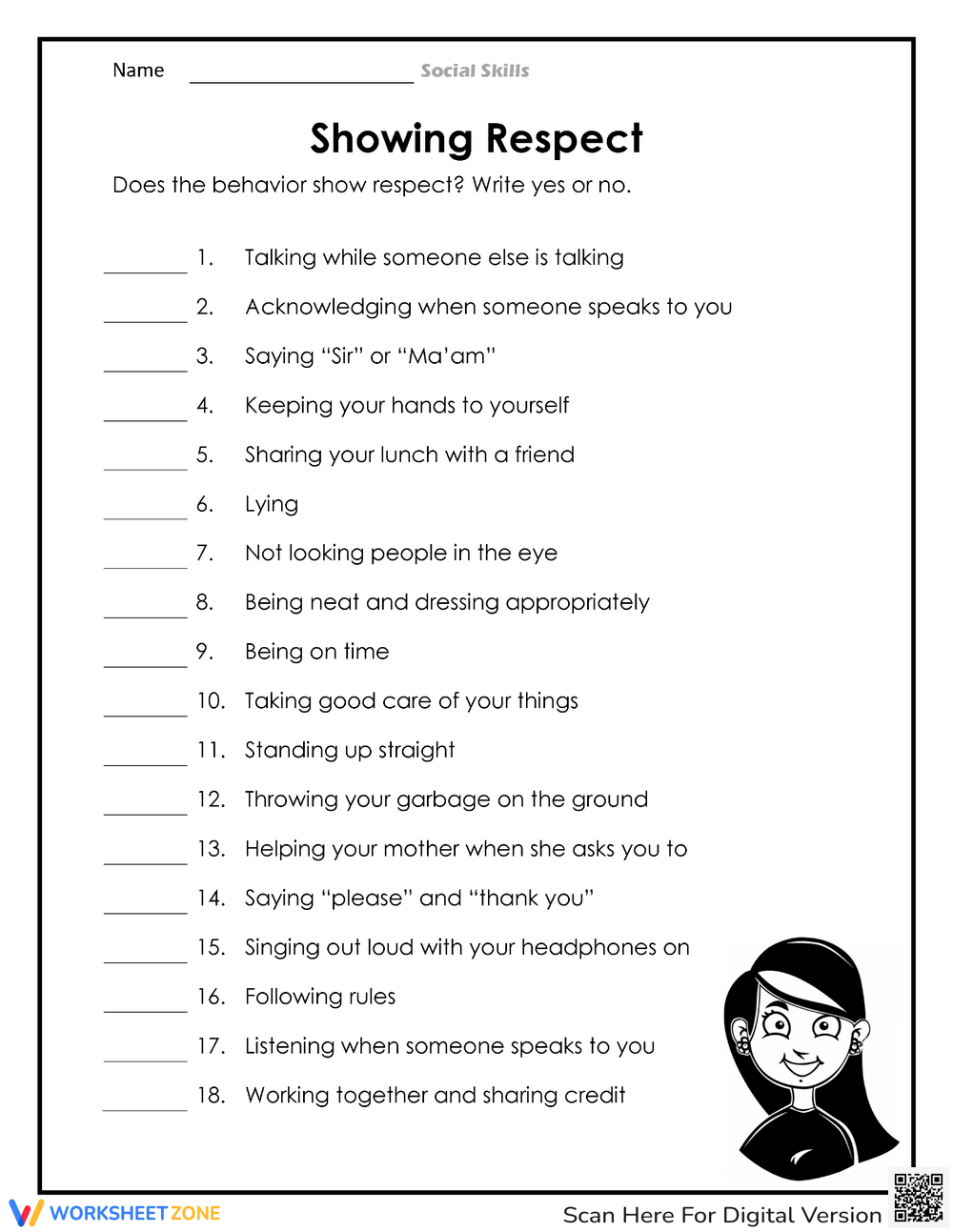 Grade 1 Behavior Activities Worksheets 2025