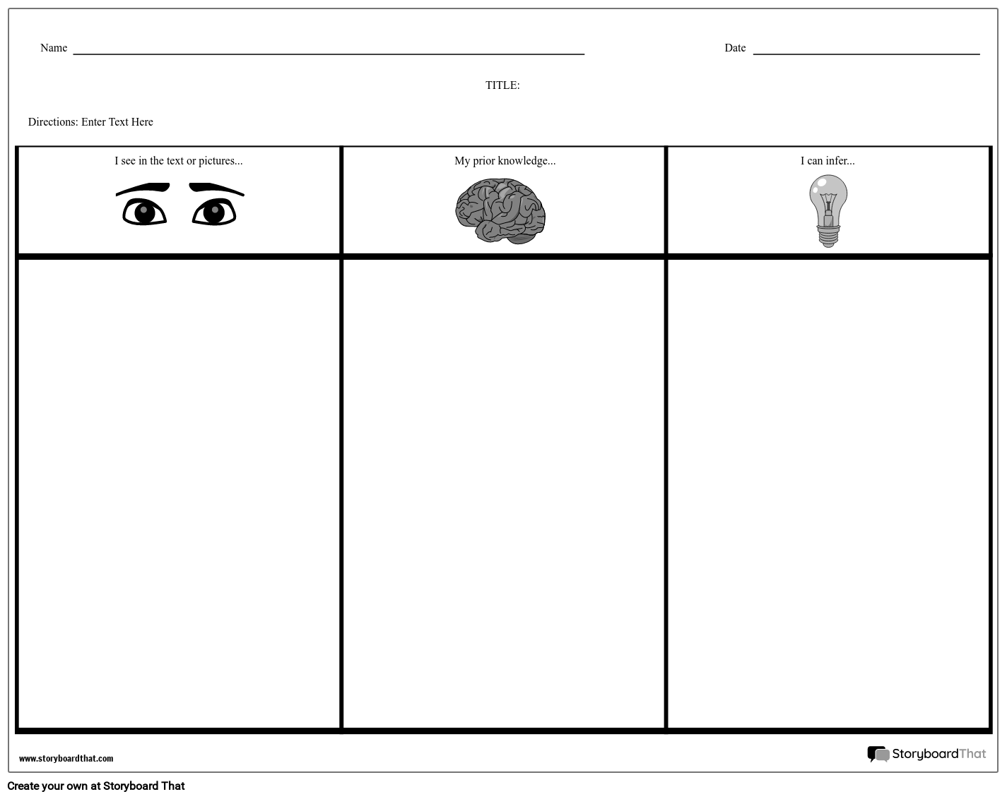 Free Printable Observation And Inference Worksheet