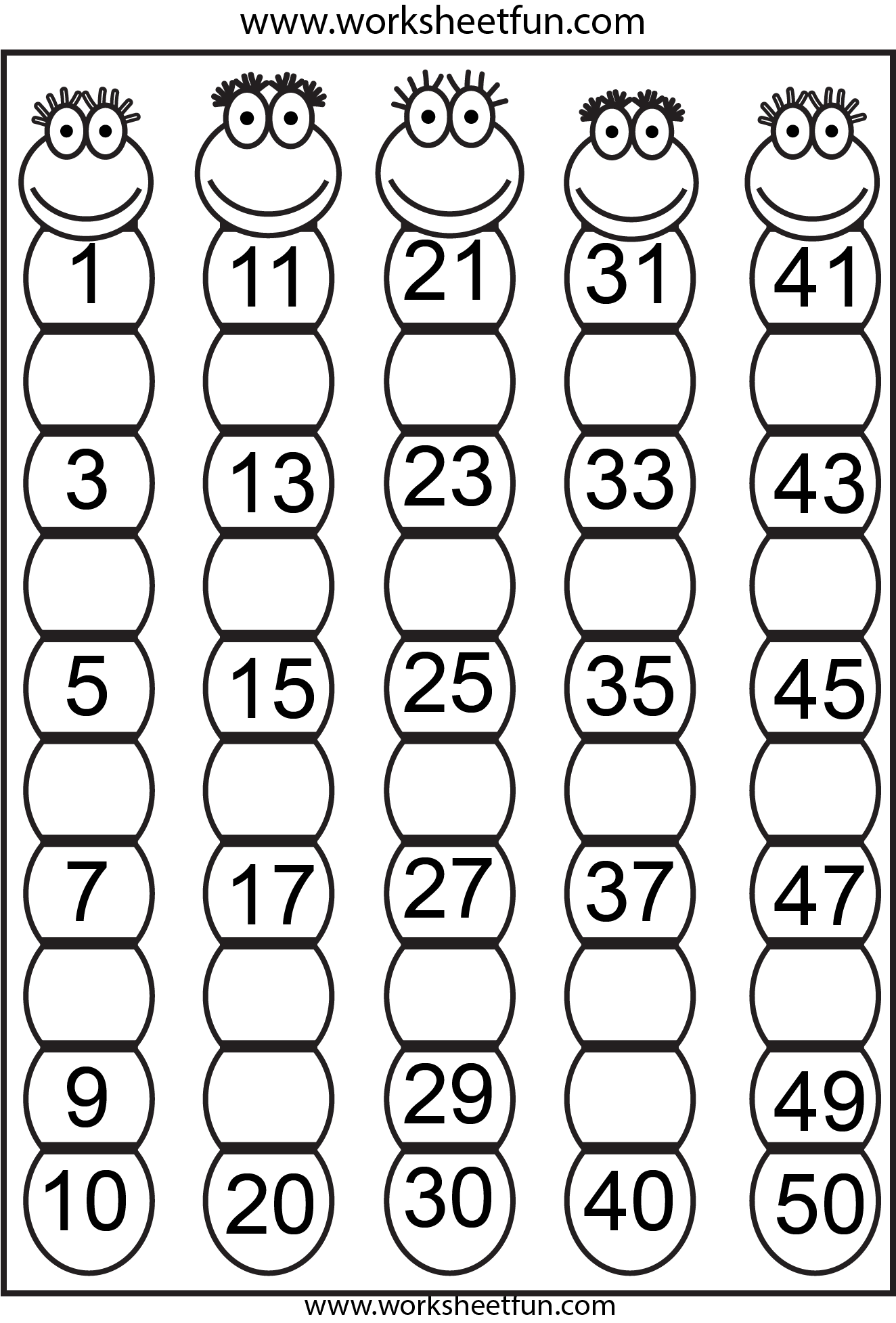 Free Printable Childrens Worksheets