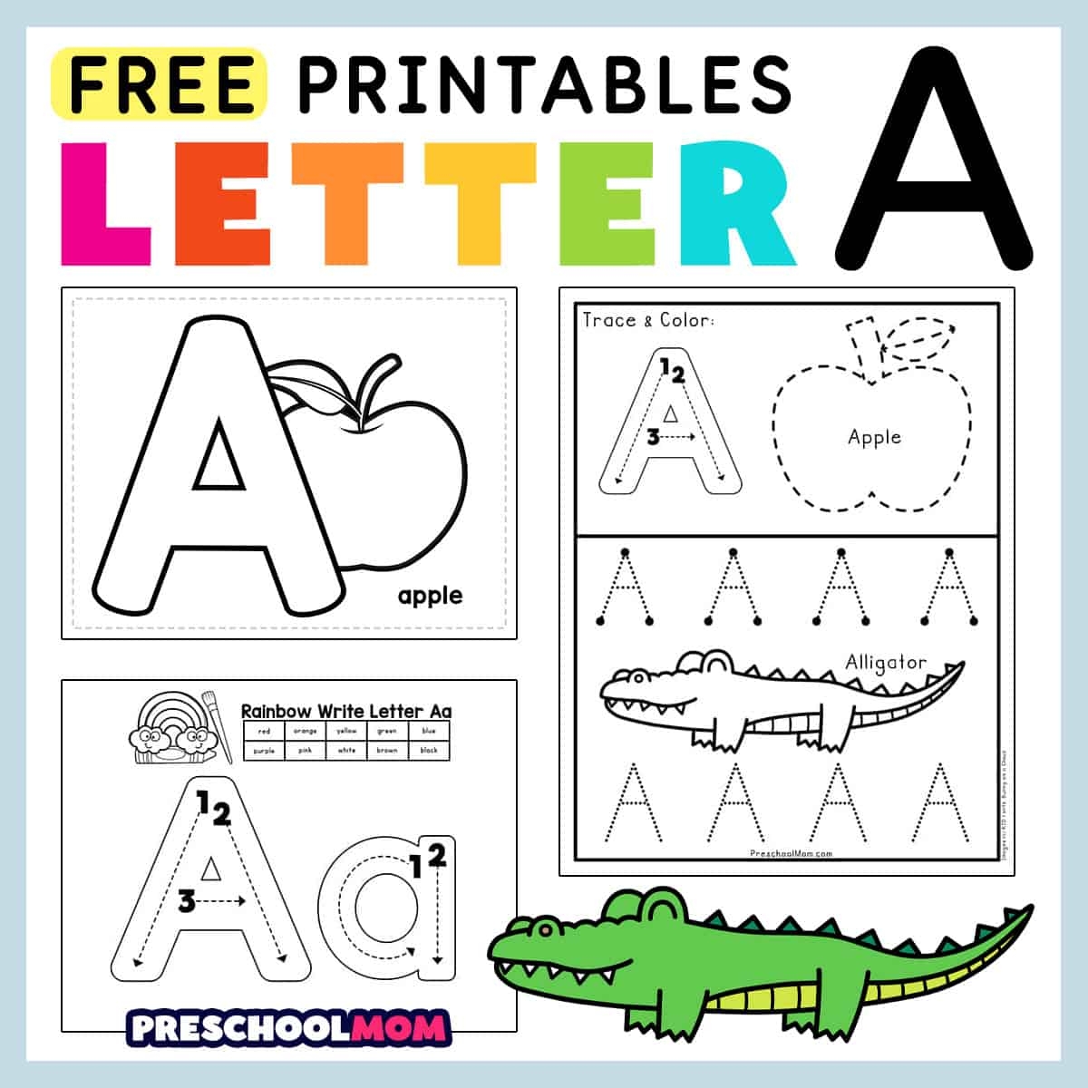 Free Printable Toddler Worksheet