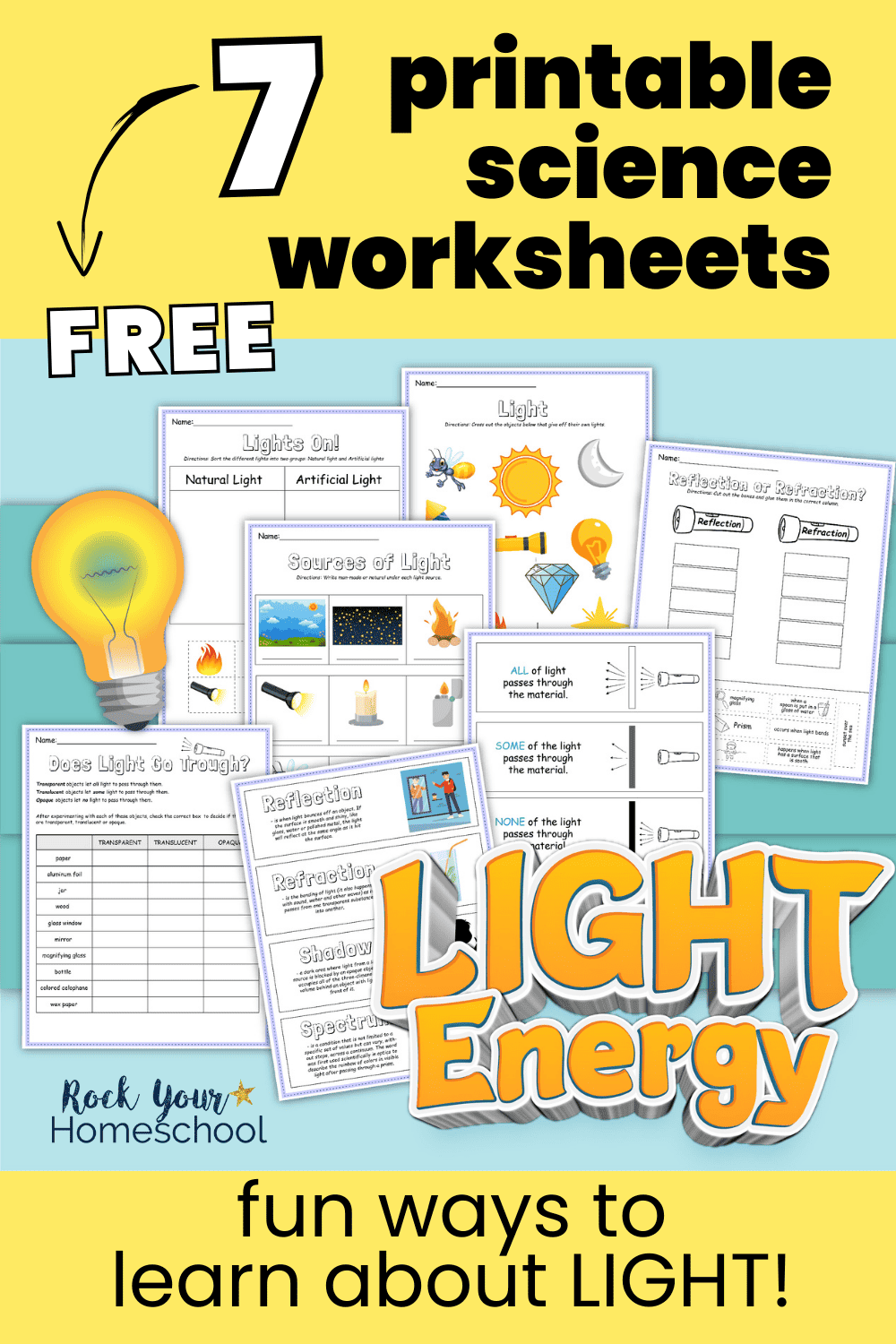 Free Printable Energy Worksheets