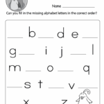 Missing Letter Worksheets Free Printables Doozy Moo